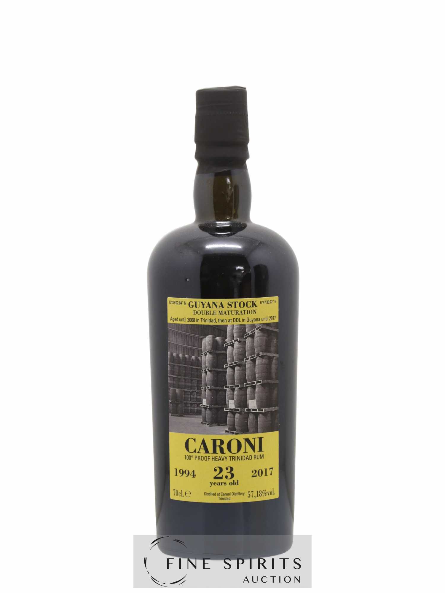 Caroni 23 years 1994 Velier 36th Release Double Maturation - bottled 2017 Guyana Stock - Lot de 1 bouteille - 1