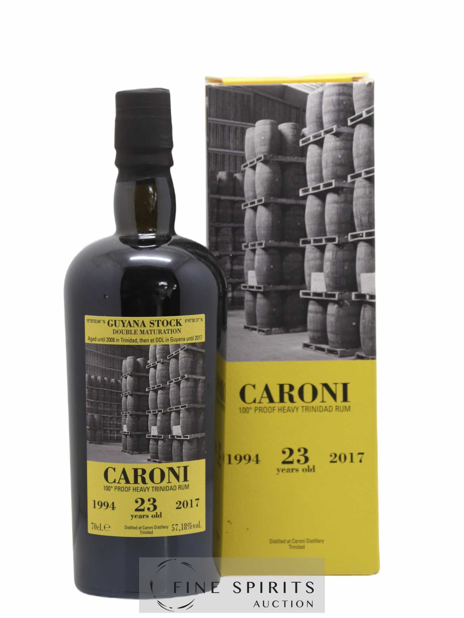 Caroni 23 years 1994 Velier 36th Release Double Maturation - bottled 2017 Guyana Stock - Lot de 1 bouteille - 0