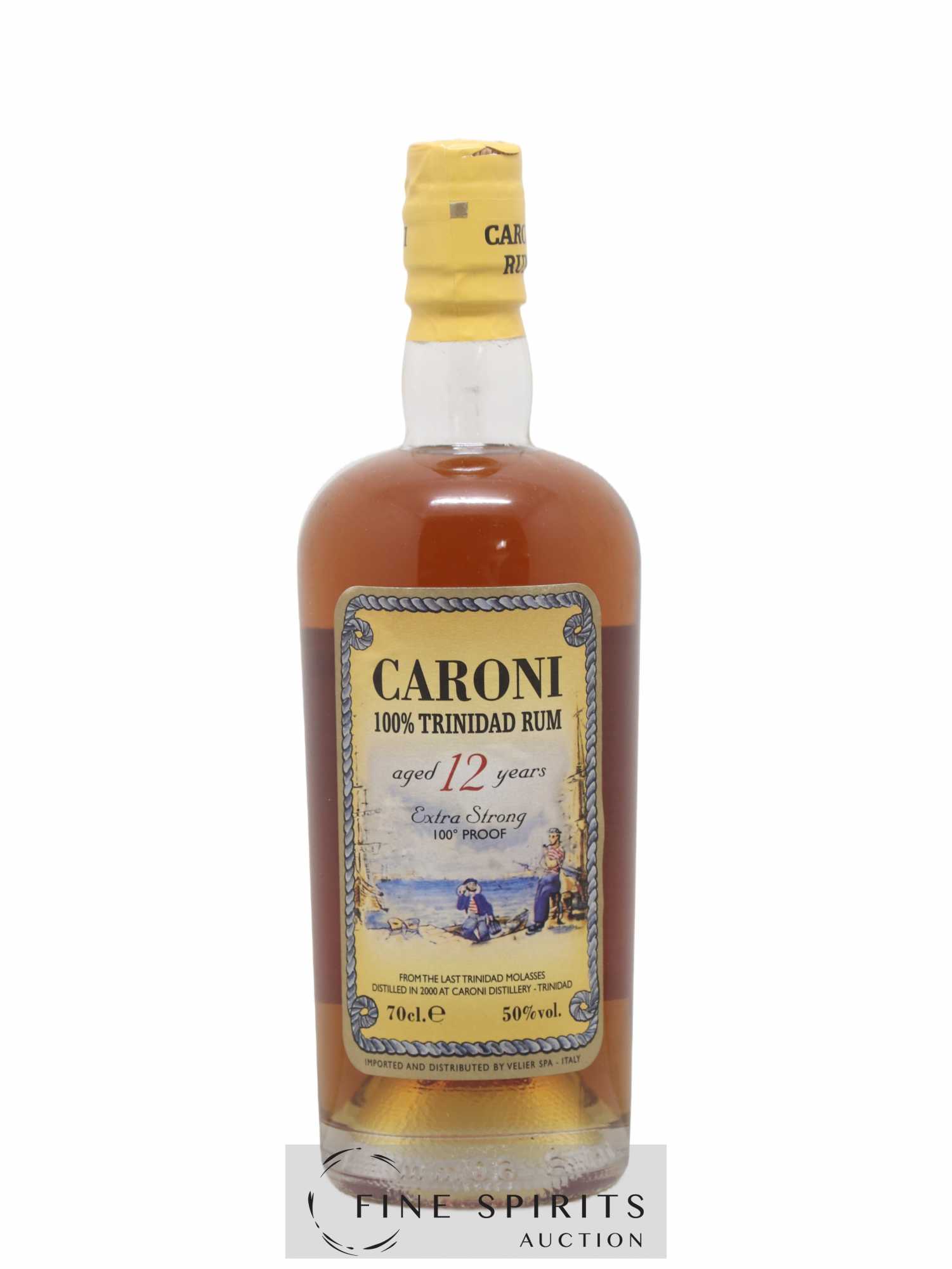 Caroni 12 years 2000 Velier 100° Proof bottled 2012 Extra Strong - Lot de 1 bouteille - 0