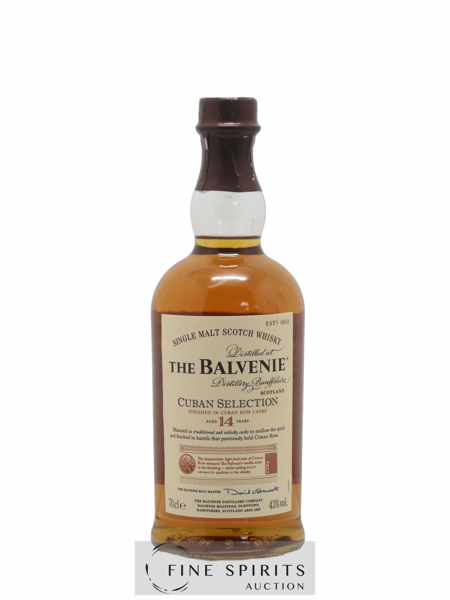 Balvenie (The) 14 years Of. Cuban Selection Cuban Rum Casks Finish - Posten von 1 Flasche - 1