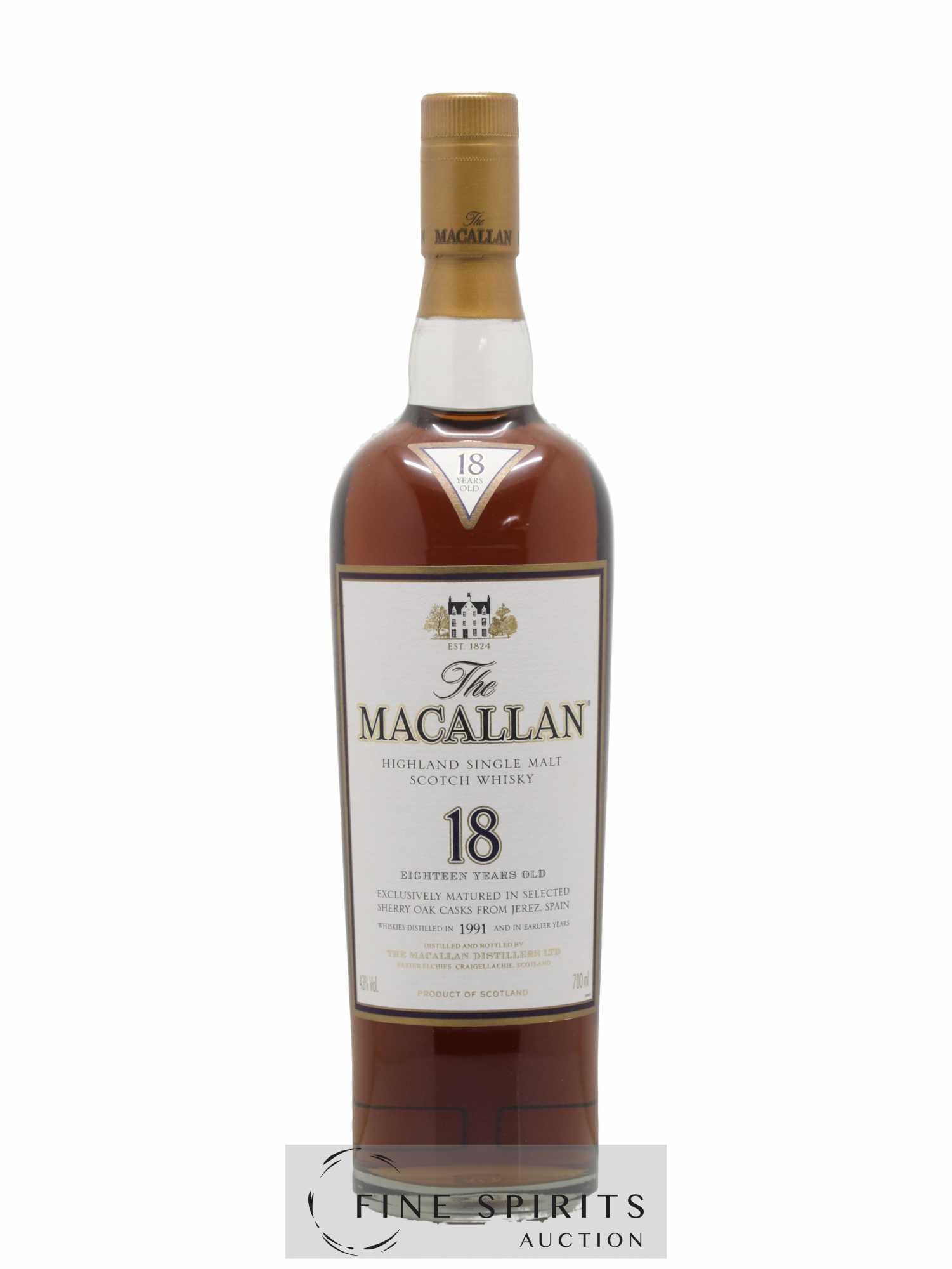 Macallan (The) 18 years 1991 Of. Selected Sherry Oak Casks from Jerez - Lotto di 1 bottiglia - 1