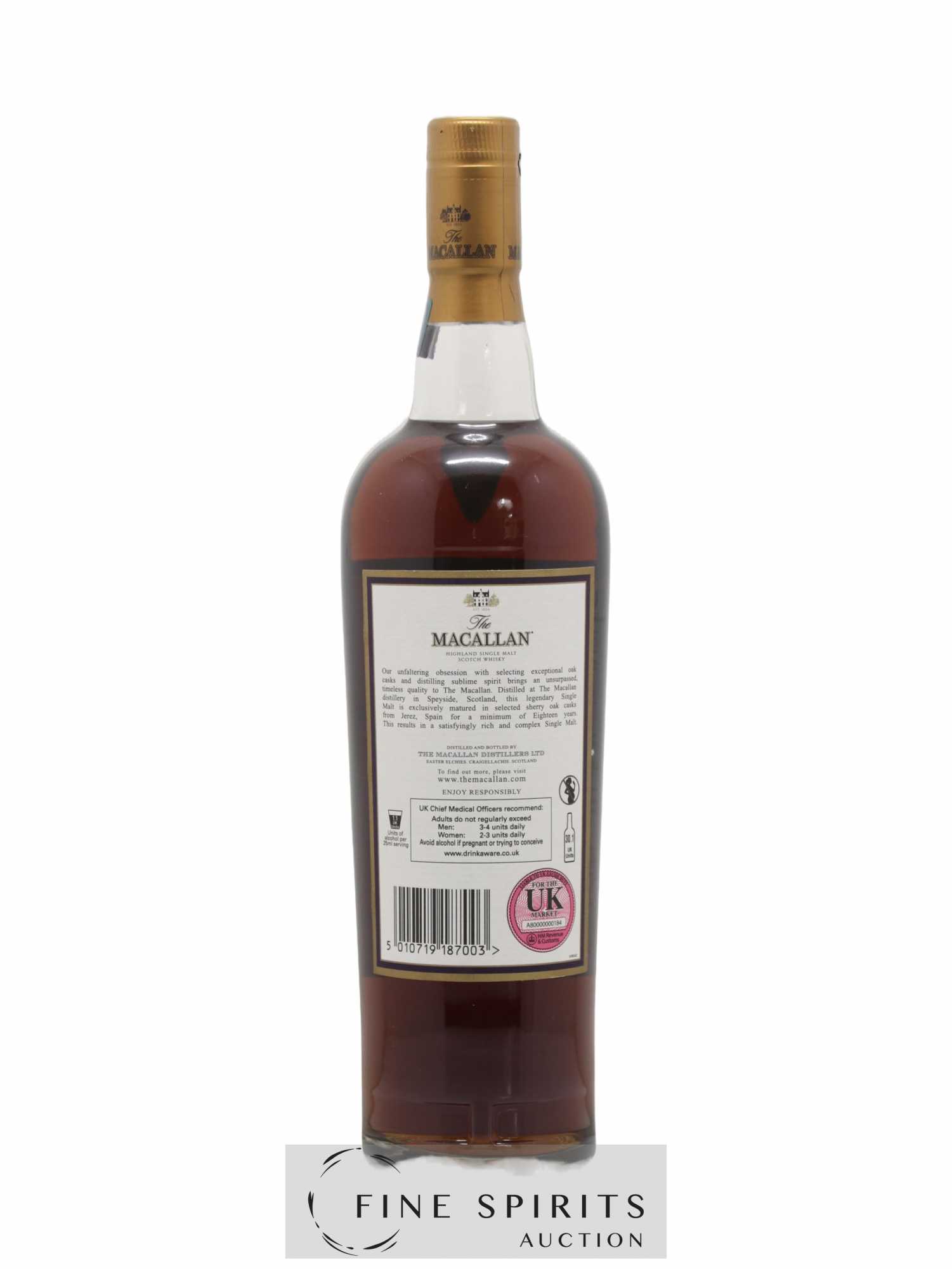 Macallan (The) 18 years 1993 Of. Selected Sherry Oak Casks from Jerez - Lot de 1 bouteille - 2