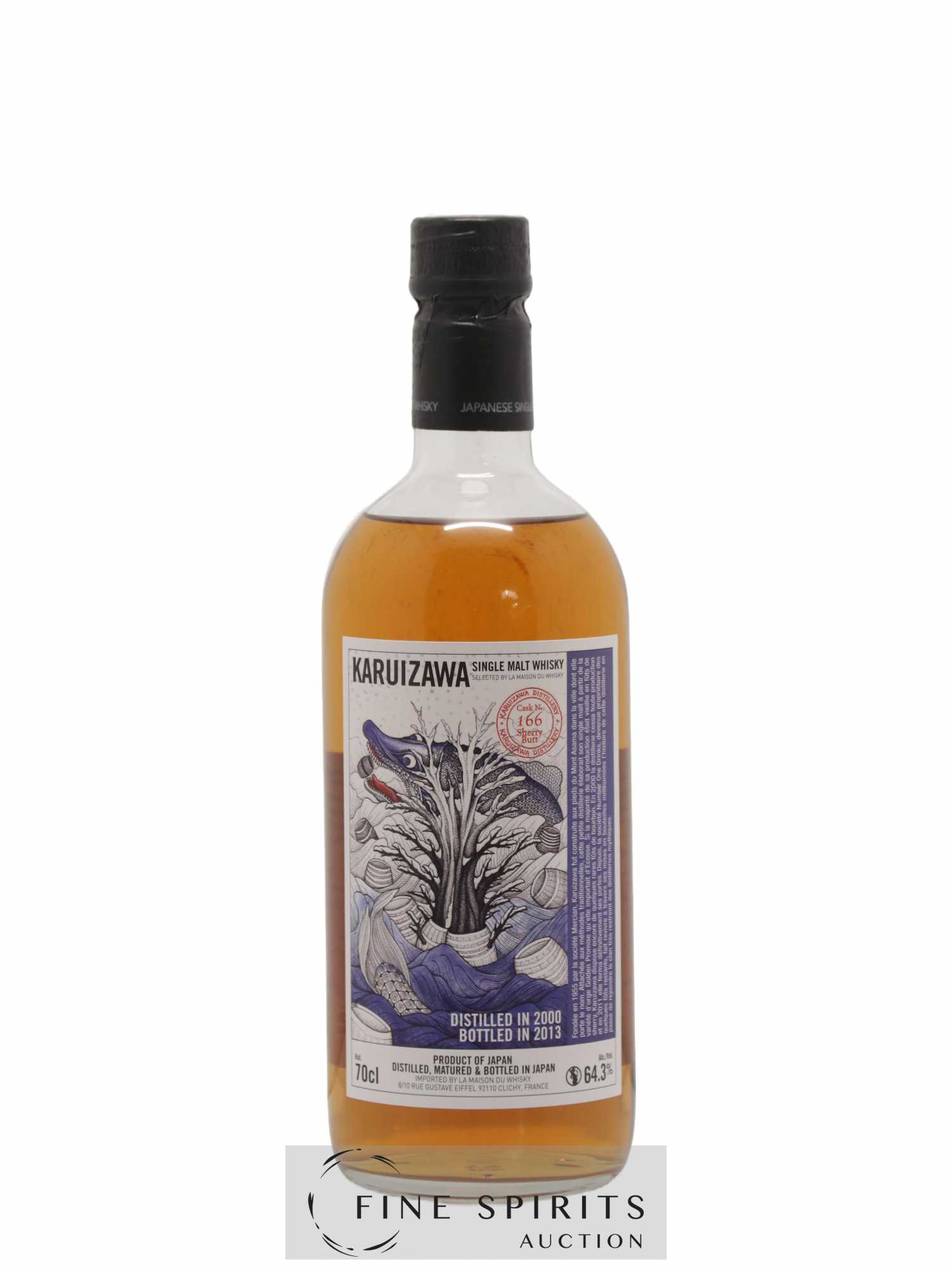 Karuizawa 2000 Of. Sherry Butt - Cask n°166 - bottled 2013 LMDW - Lot de 1 bouteille - 1
