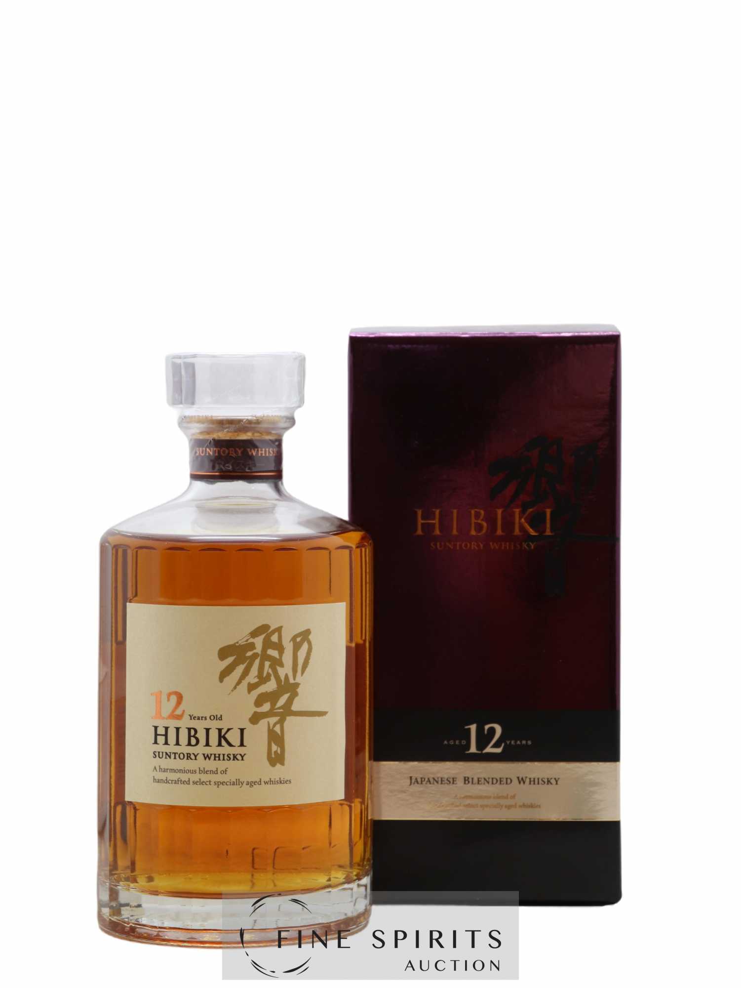 Hibiki 12 years Of. Suntory (70cl.) - Lot de 1 bouteille - 0