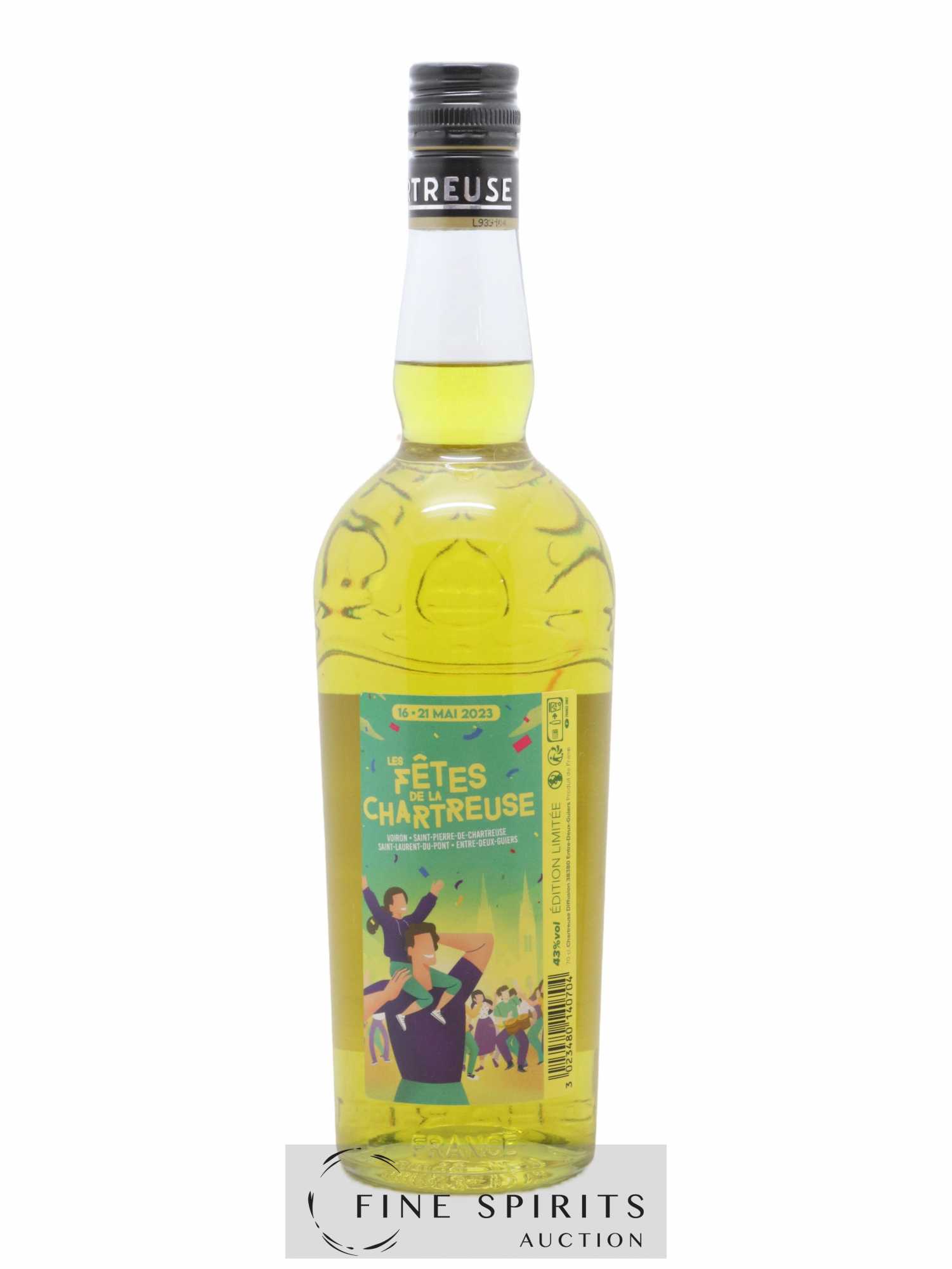 Chartreuse Of. Jaune Les Fêtes de la Chartreuse 2023 Edition Limitée - Lot de 1 bouteille - 1