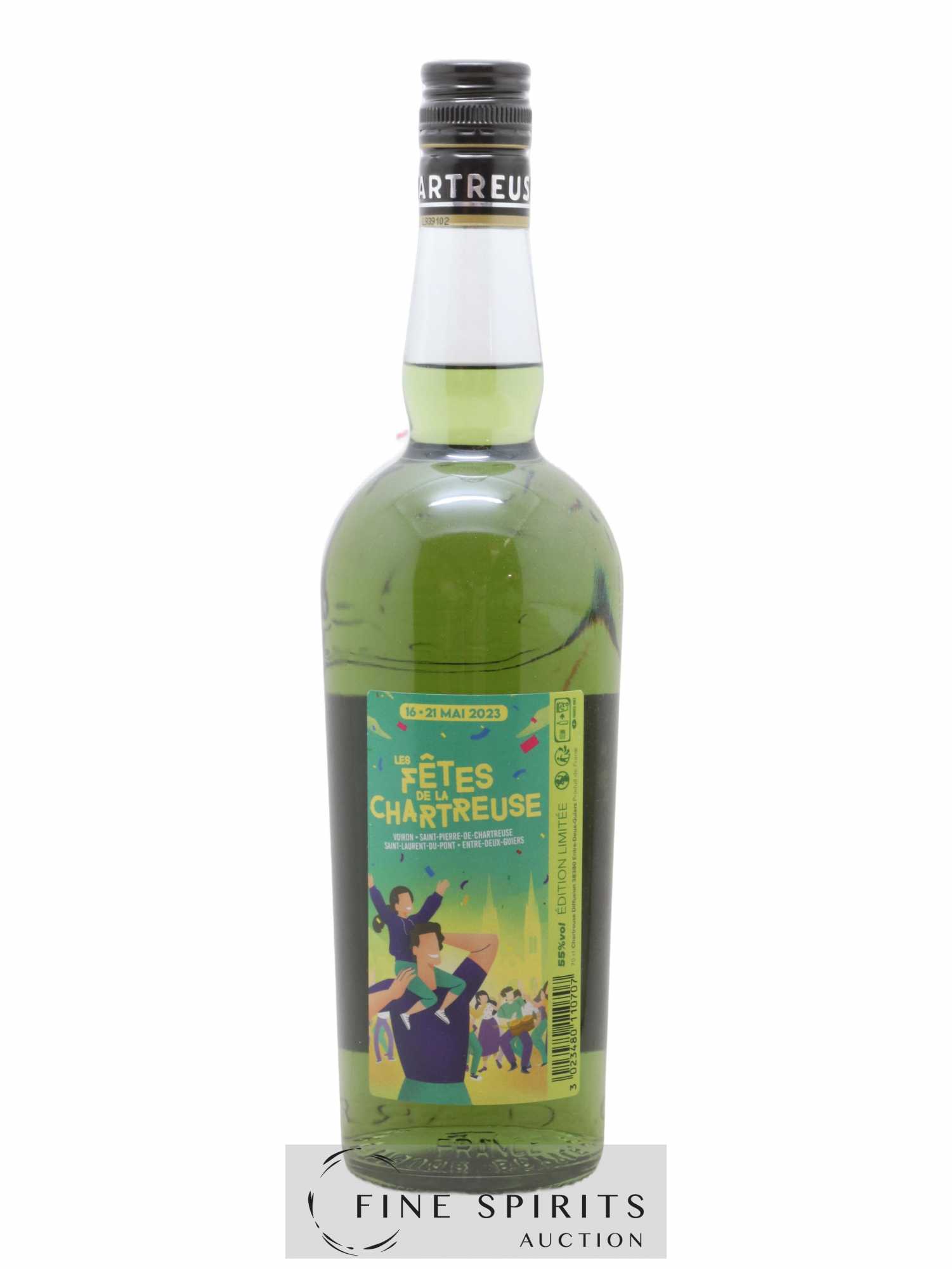 Chartreuse Of. Verte Les Fêtes de la Chartreuse 2023 Edition Limitée - Lot de 1 bouteille - 1