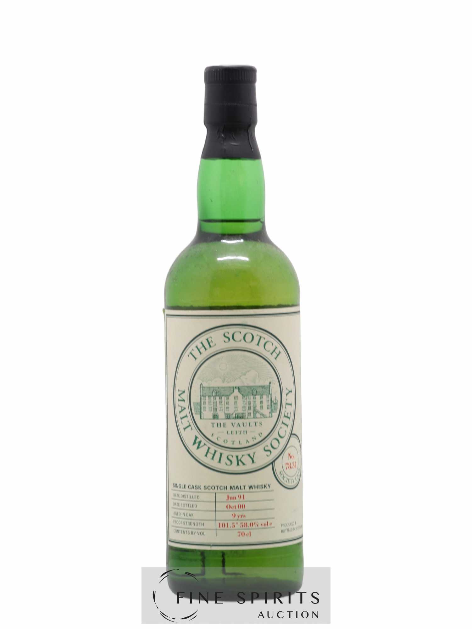 Ben Nevis 9 years 1991 The Scotch Malt Whisky Society Cask n°78.31 - bottled 2000 - Lot de 1 bouteille - 0