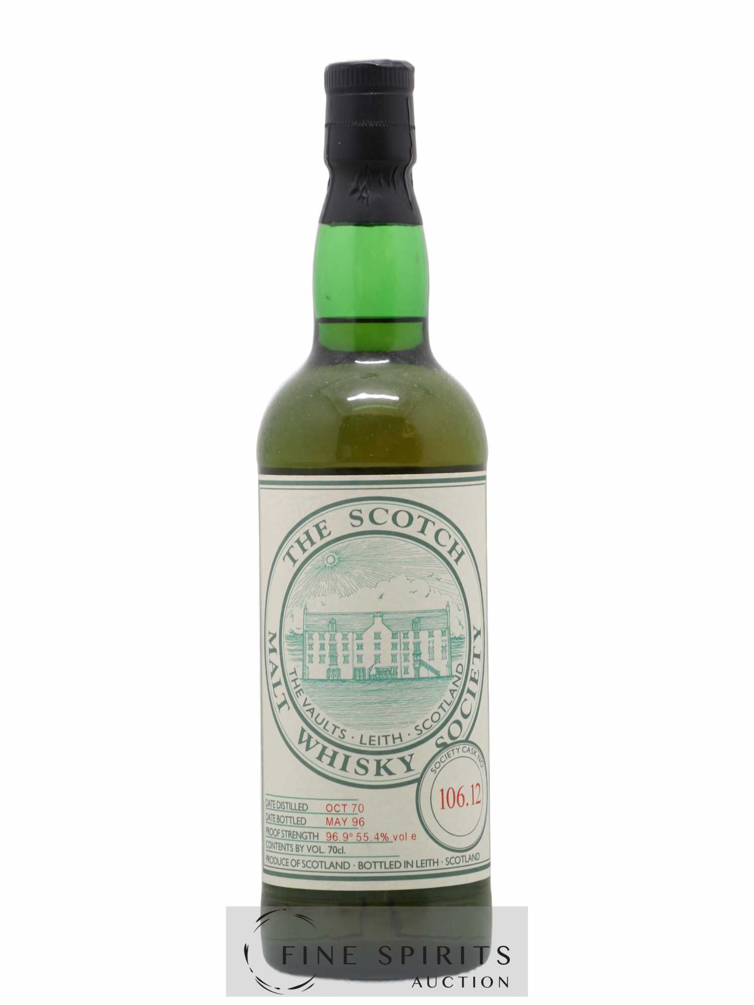 Cardhu 1970 The Scotch Malt Whisky Society Cask n°106.12 - bottled 1996 - Lot de 1 bouteille - 0