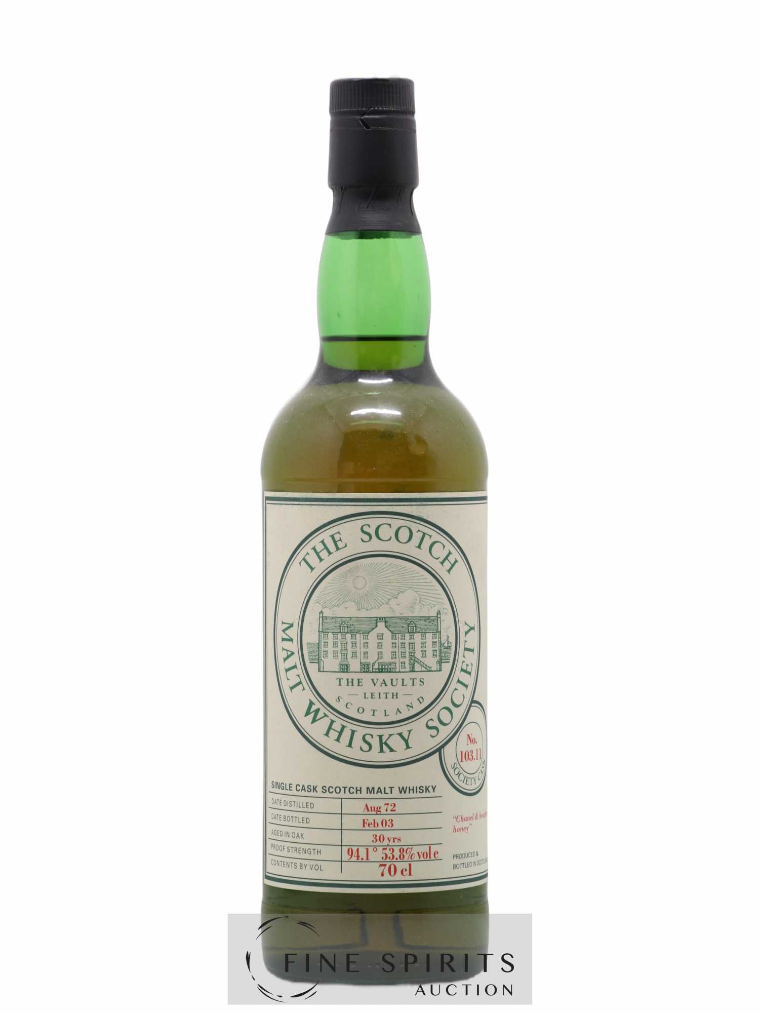 Royal Lochnagar 30 years 1972 The Scotch Malt Whisky Society Cask n°103.11 - bottled 2003 - Lot of 1 bottle - 0