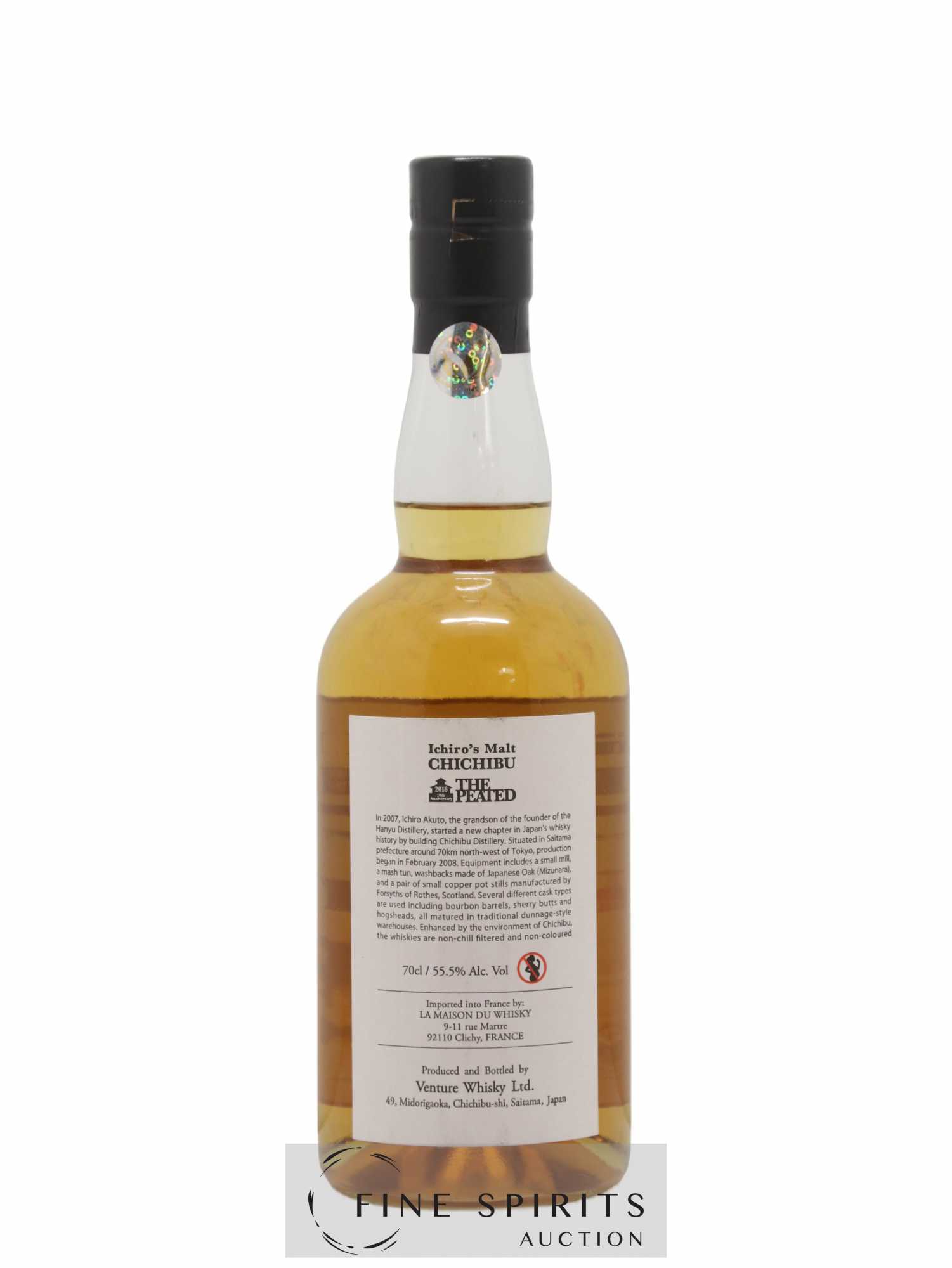 Chichibu Of. The Peated 2018 Release - One of 11550 Ichiro's Malt - Lot of 1 bottle - 2