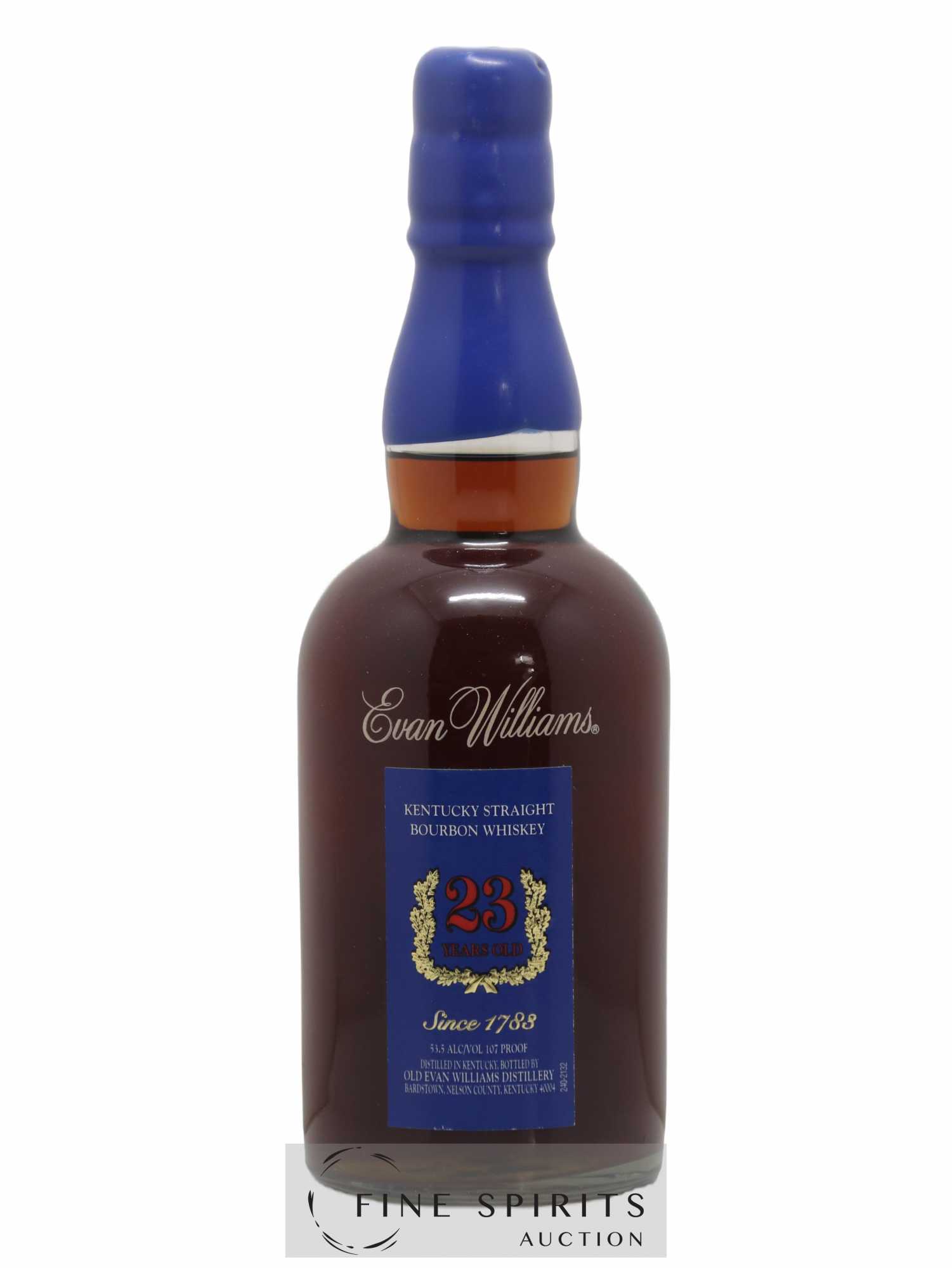 Evan Williams 23 years Of. - Lot de 1 bouteille - 0