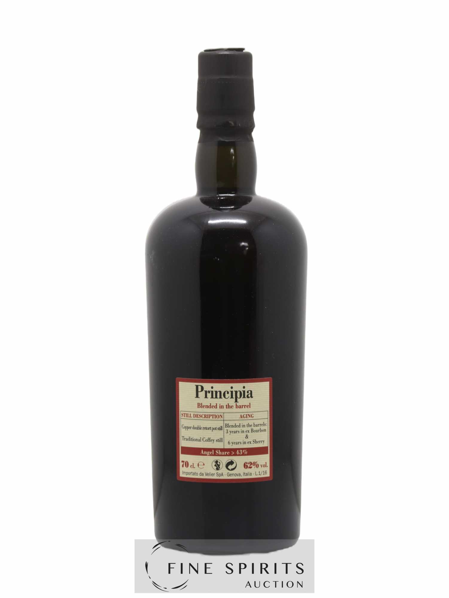 Foursquare 9 years 2008 Velier Principia Barrel Proof - One of 5400 - bottled 2017 Double Maturation - Lot de 1 bouteille - 2