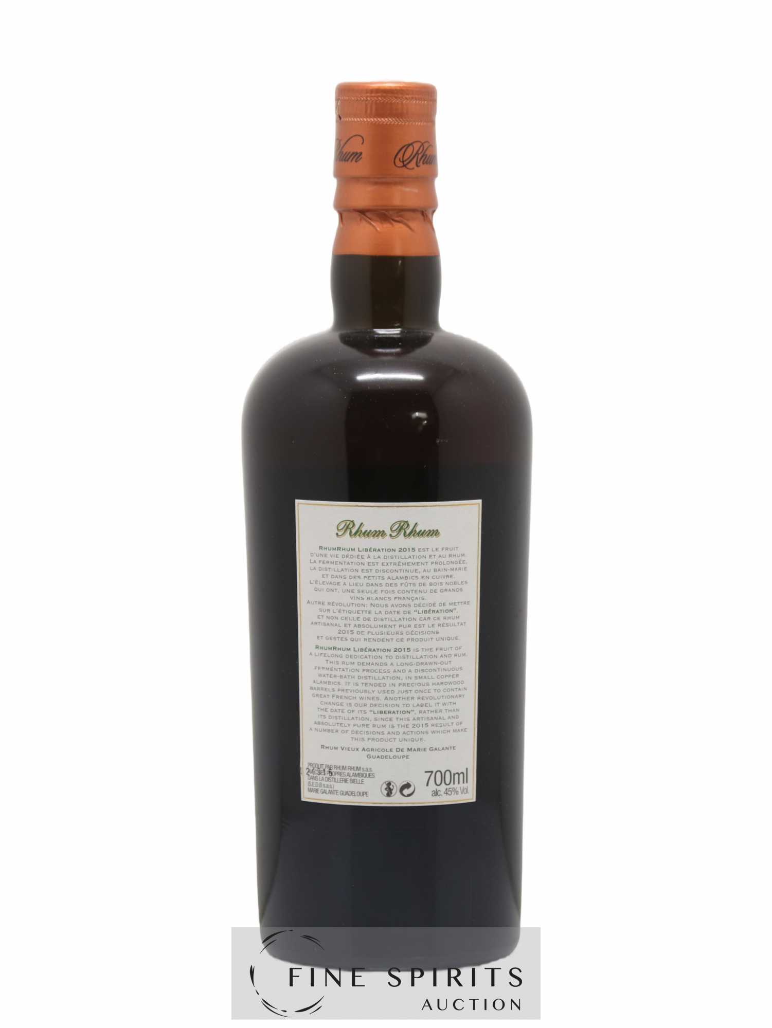Rhum Rhum Of. Libération 2015 - Lotto di 1 bottiglia - 2