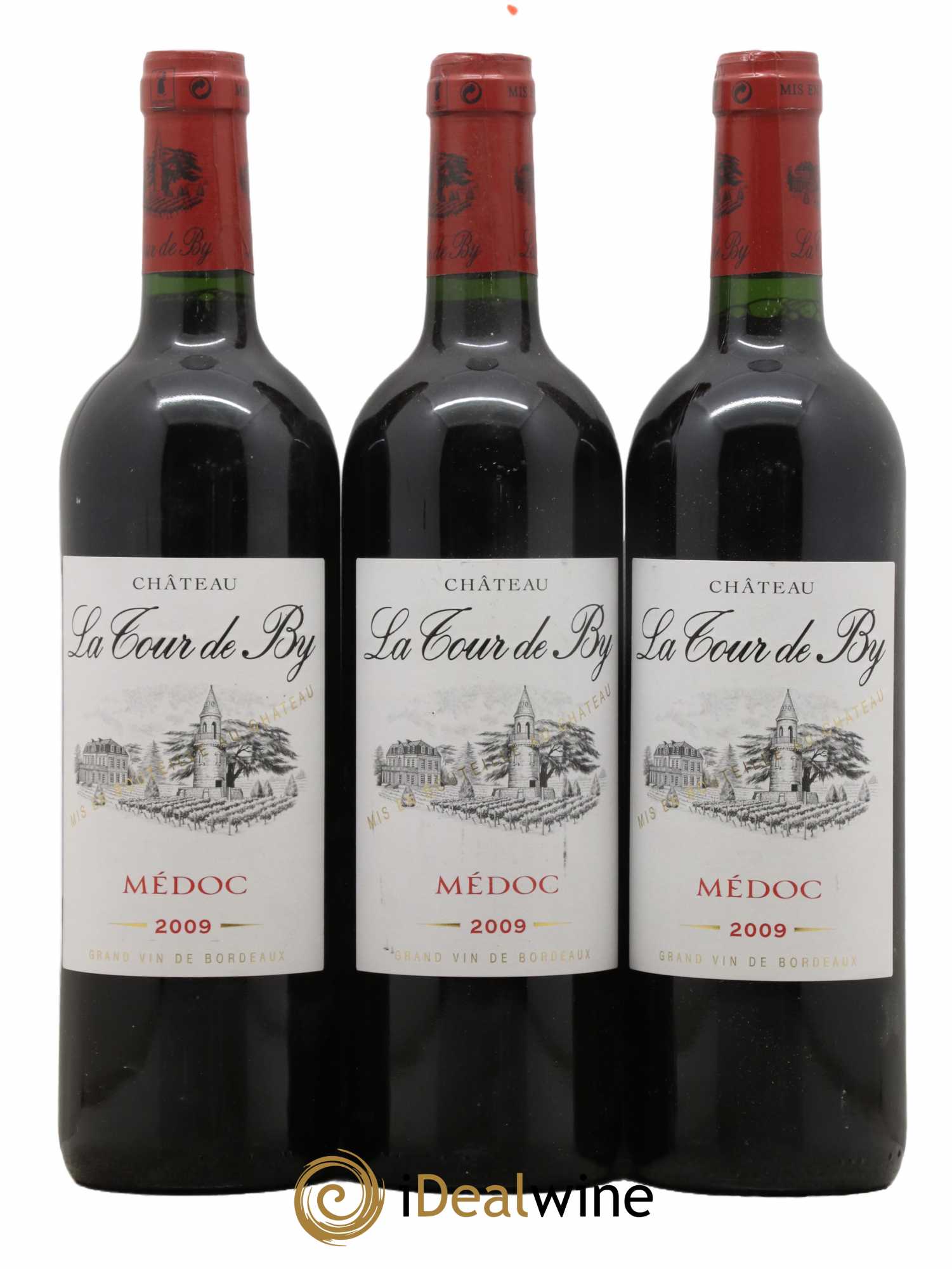 Château La Tour de By Cru Bourgeois 2009 - Lot de 3 bouteilles - 0