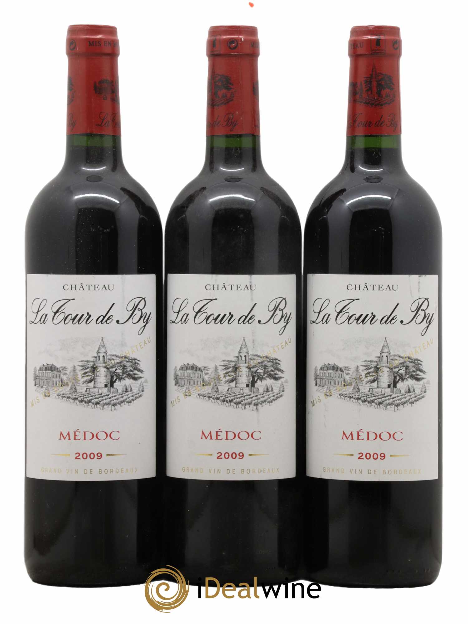 Château La Tour de By Cru Bourgeois 2009 - Lot de 3 bouteilles - 0