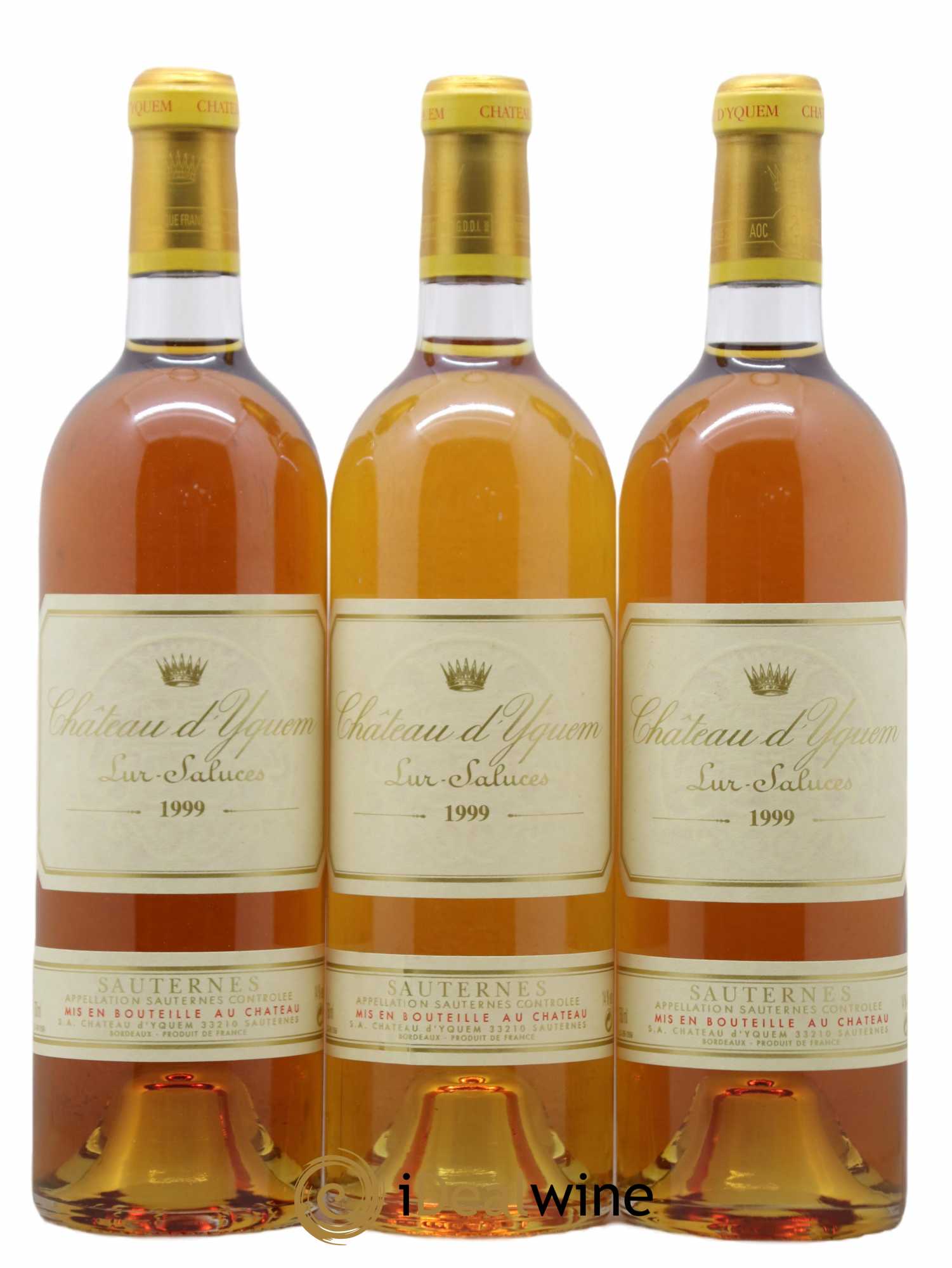 Château d' Yquem 1er Cru Classé Supérieur 1999 - Lotto di 3 bottiglie - 0