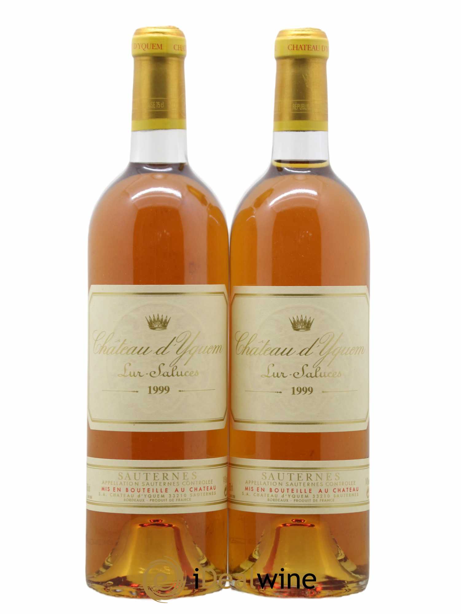 Château d' Yquem 1er Cru Classé Supérieur 1999 - Lotto di 2 bottiglie - 0