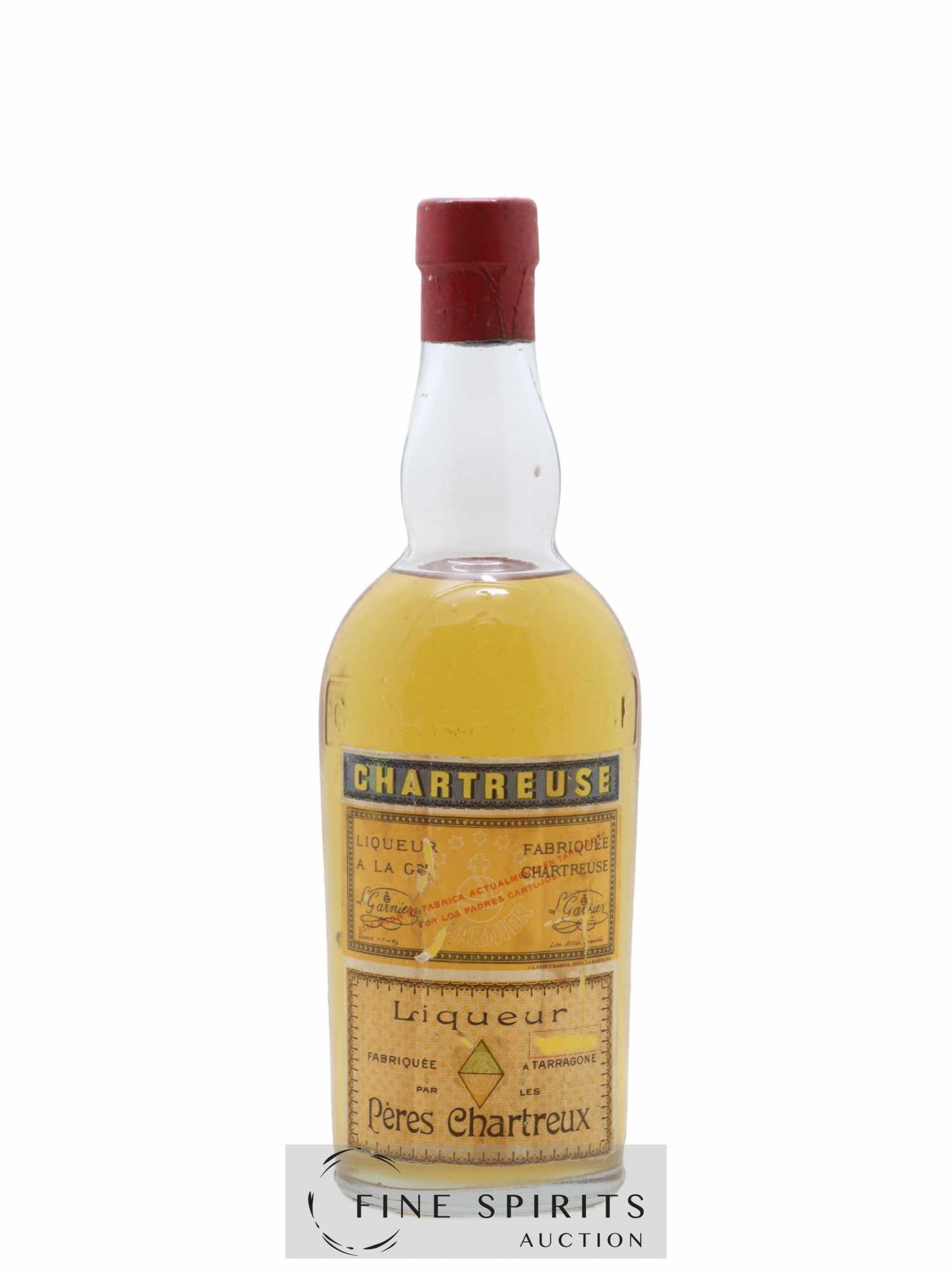 Chartreuse Of. Tarragone Jaune El Cumbre (1951-1960) (50cl) - Lot de 1 bouteille - 0