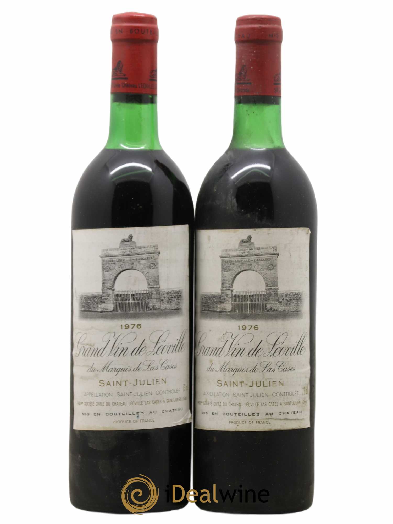 Château Léoville Las Cases 2ème Grand Cru Classé 1976 - Lot de 2 bouteilles - 0