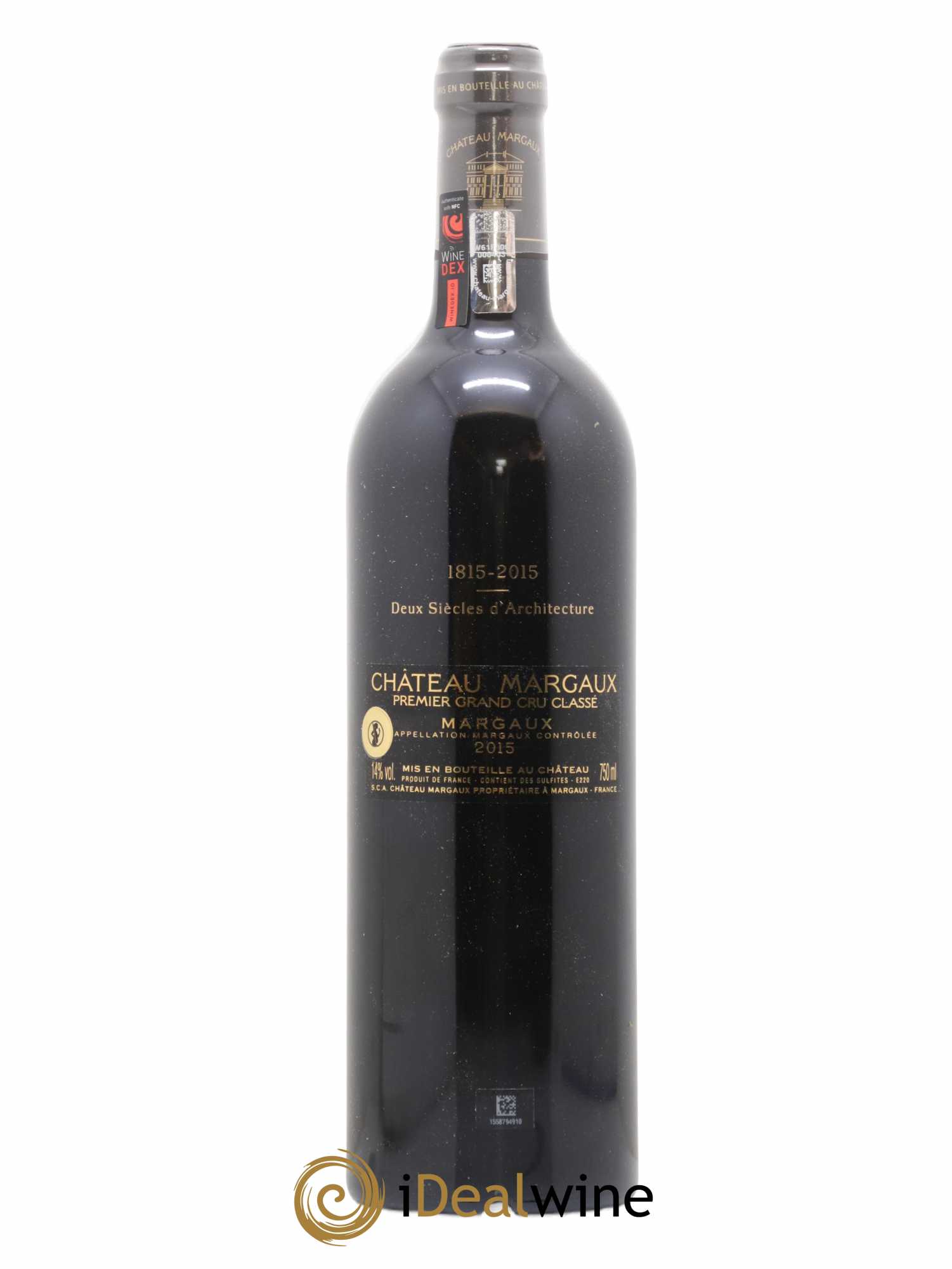 Château Margaux 1er Grand Cru Classé 2015 - Lot de 1 bouteille - 1