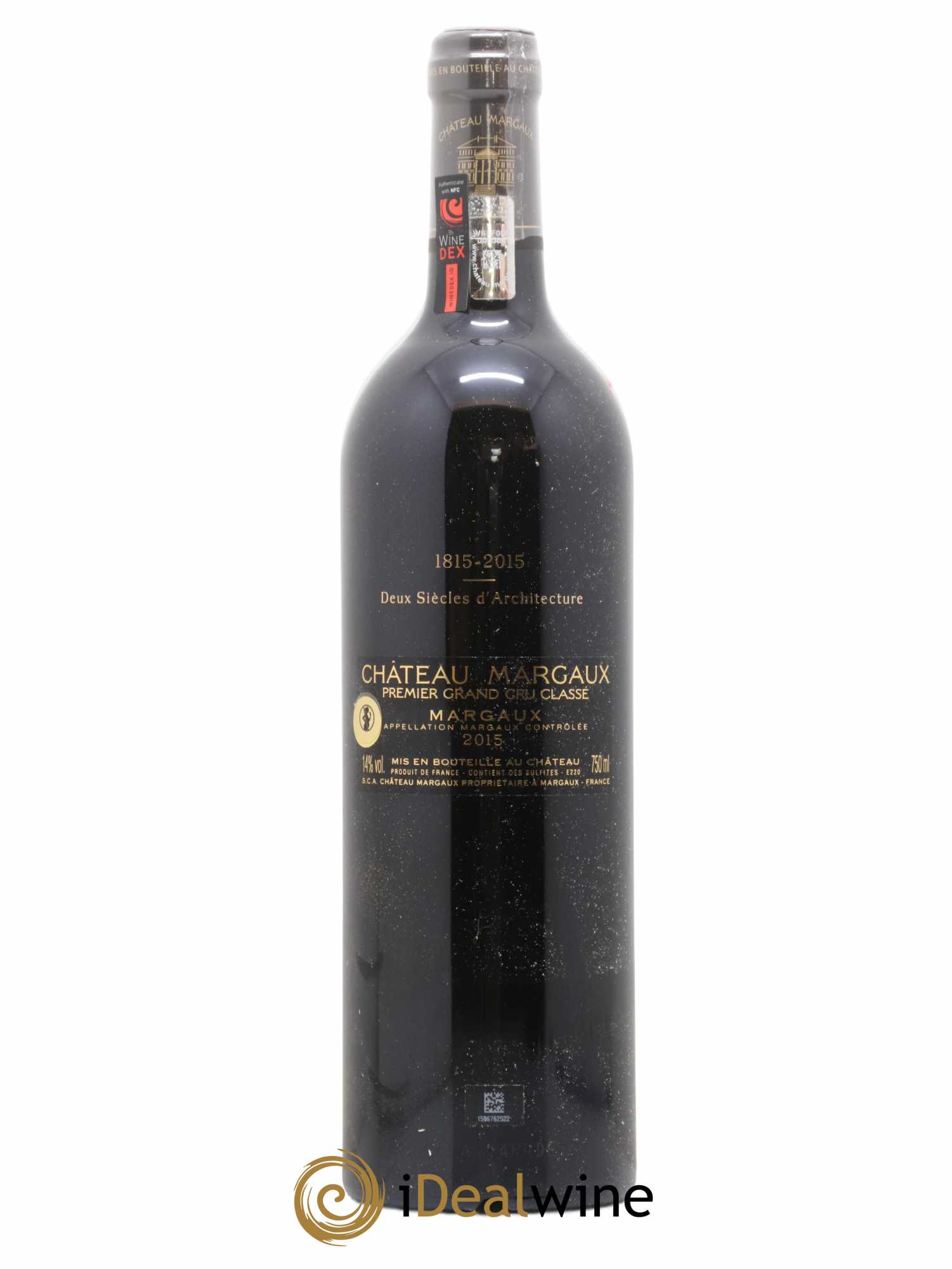 Château Margaux 1er Grand Cru Classé 2015 - Lot de 1 bouteille - 1