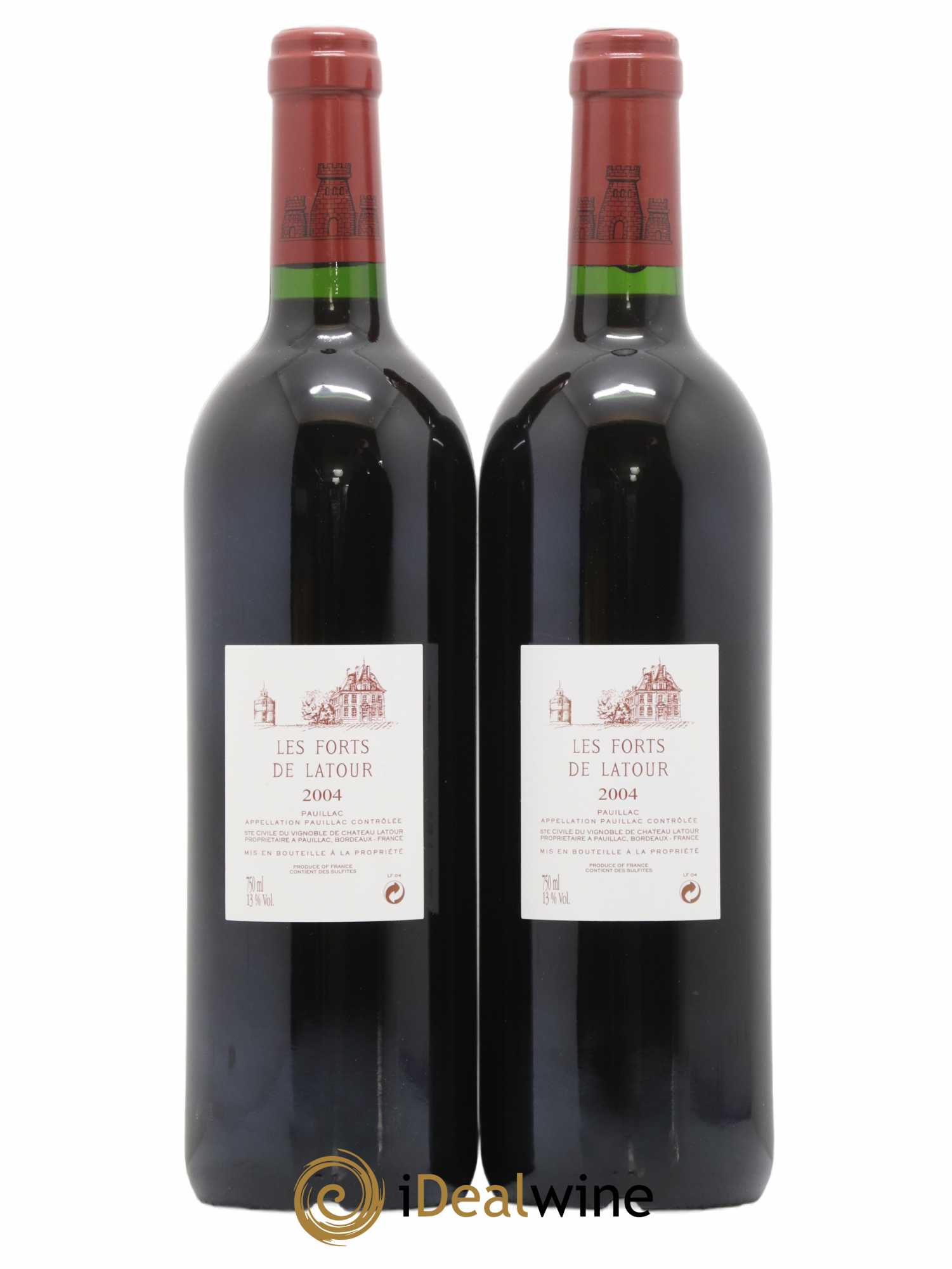 Les Forts de Latour Second Vin 2004 - Lot of 2 bottles - 1