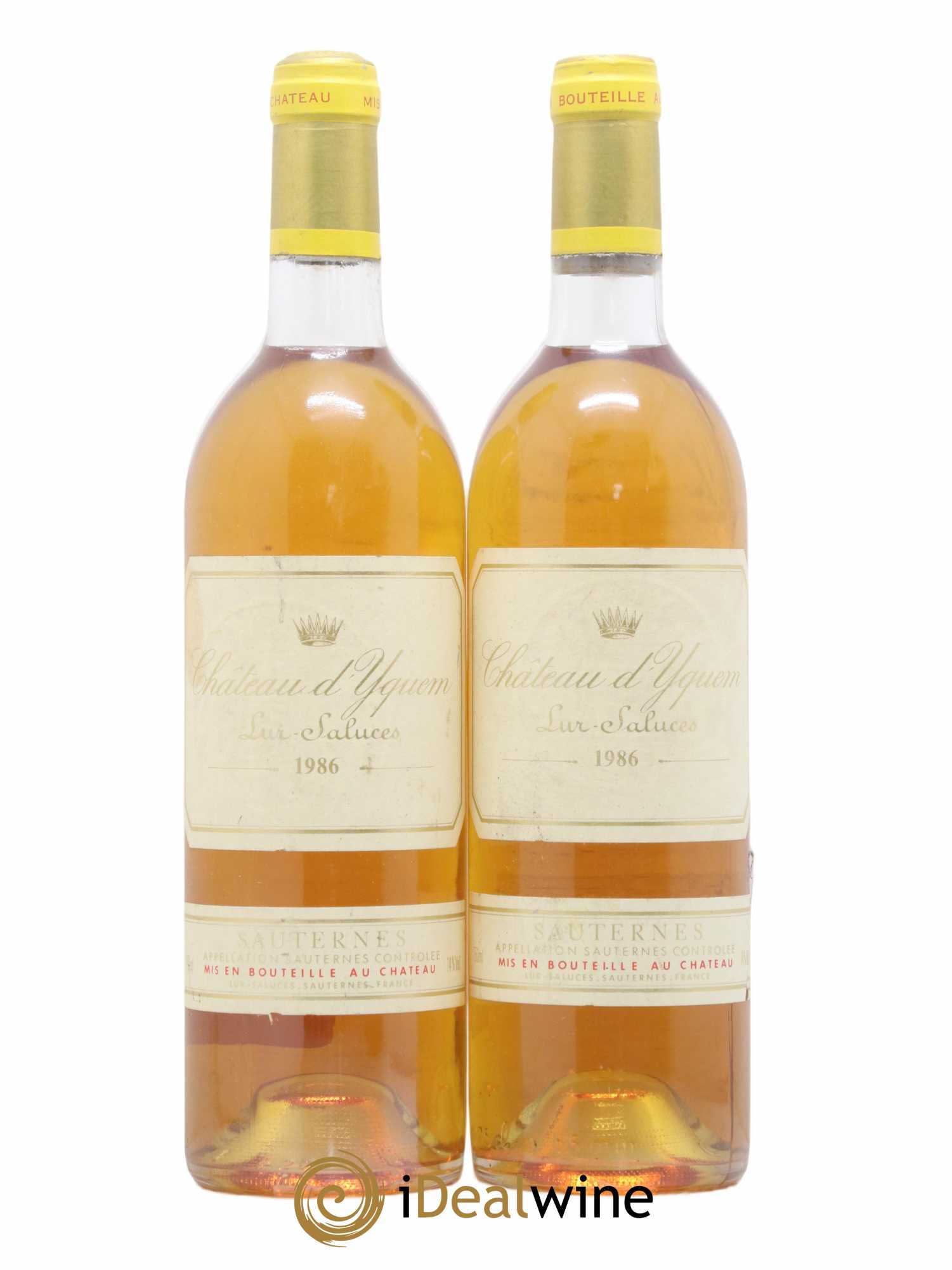 Château d' Yquem 1er Cru Classé Supérieur 1986 - Lotto di 2 bottiglie - 0