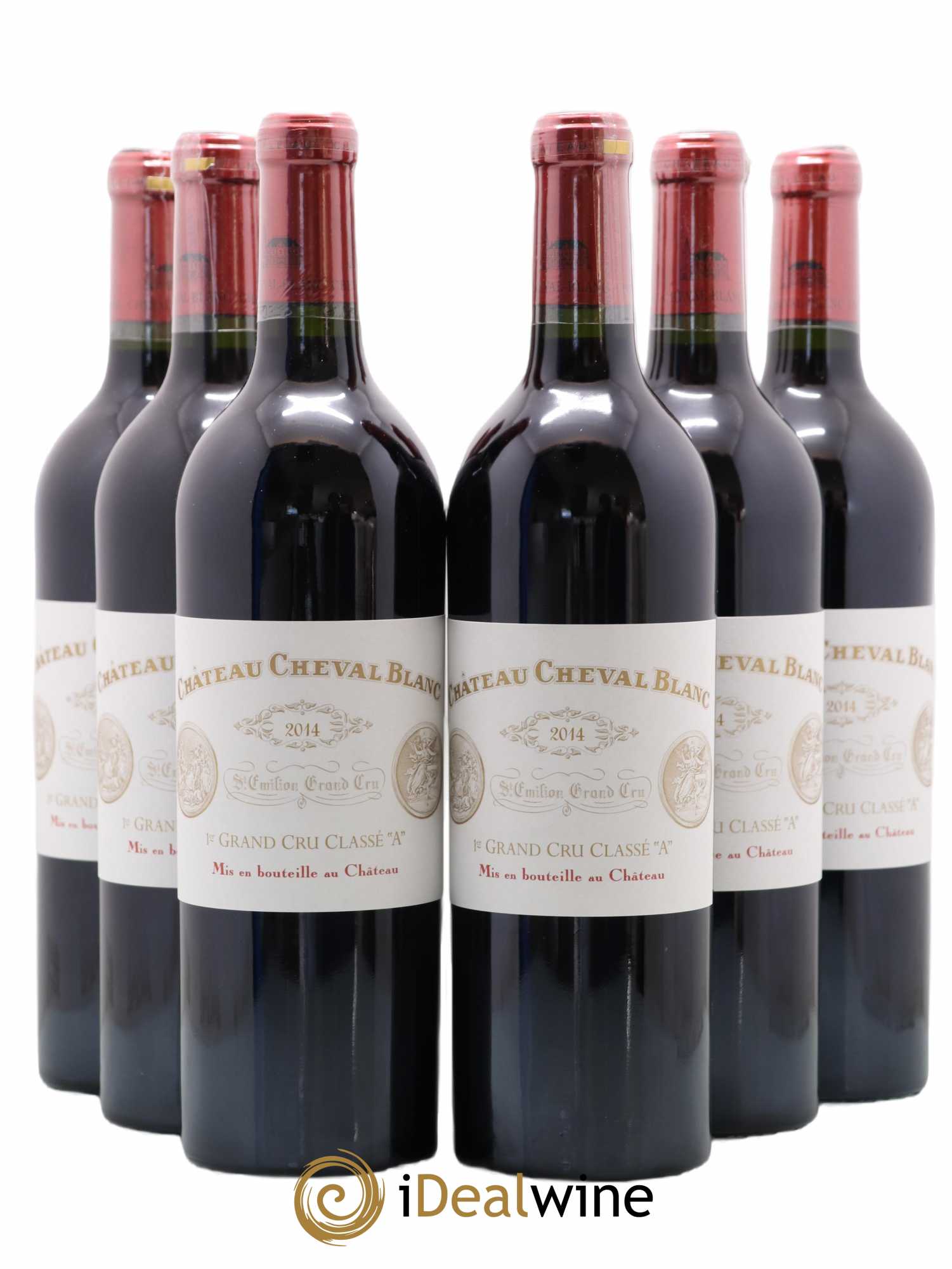 Château Cheval Blanc 1er Grand Cru Classé A 2014 - Lot de 6 bouteilles - 0