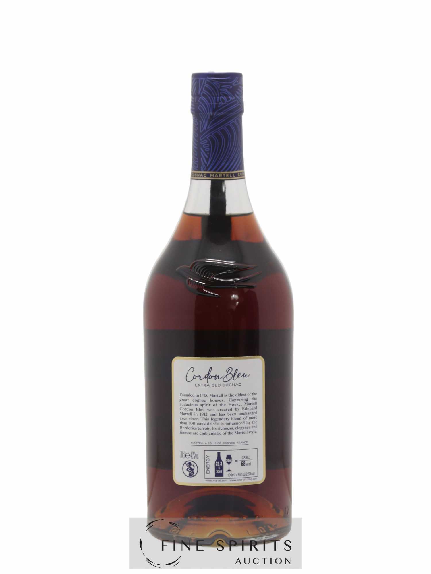 Martell Of. Cordon Bleu (70cl.) - Posten von 1 Flasche - 2