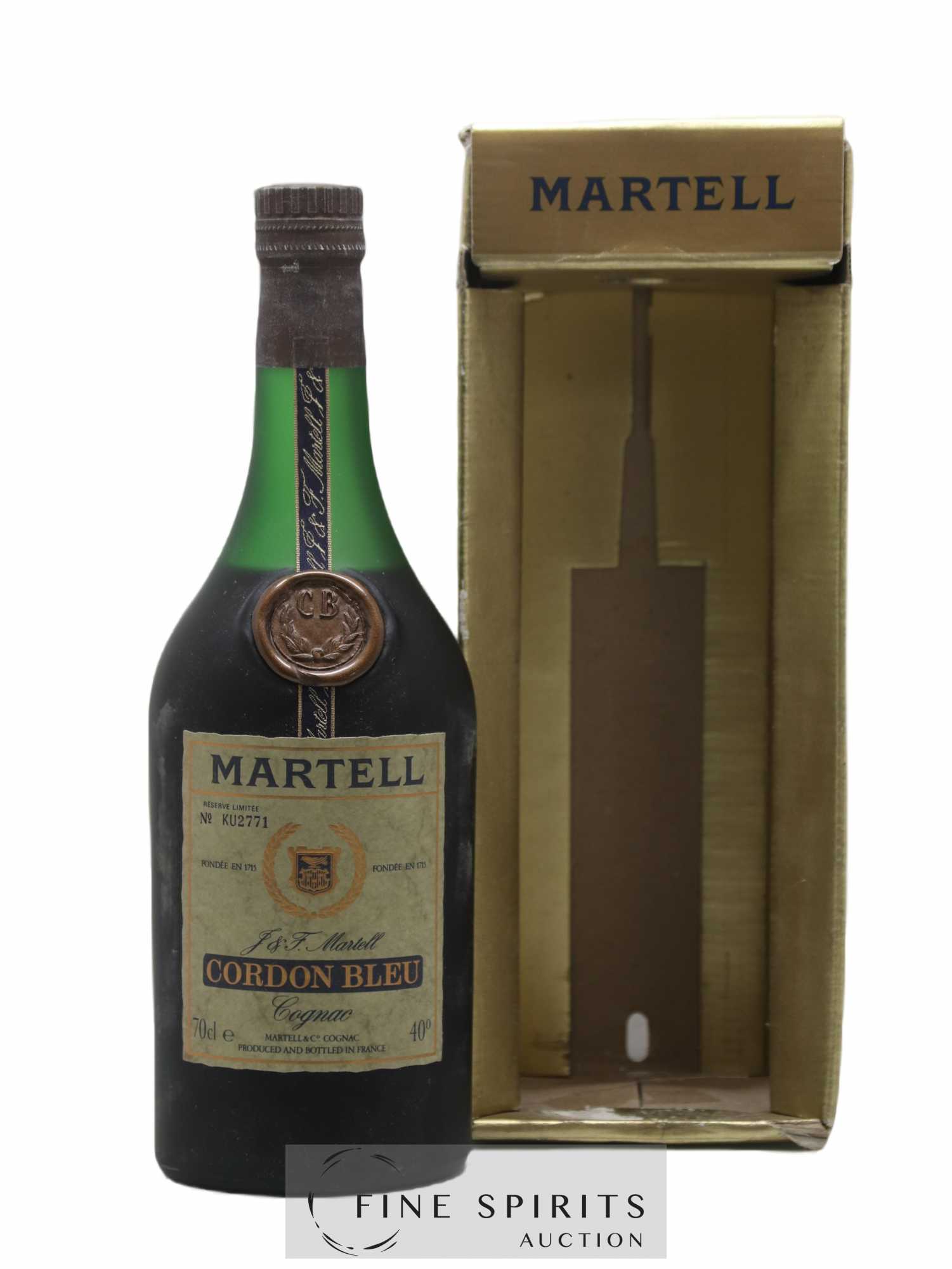 Martell Of. Cordon Bleu Réserve Limitée - Lot de 1 bouteille - 0
