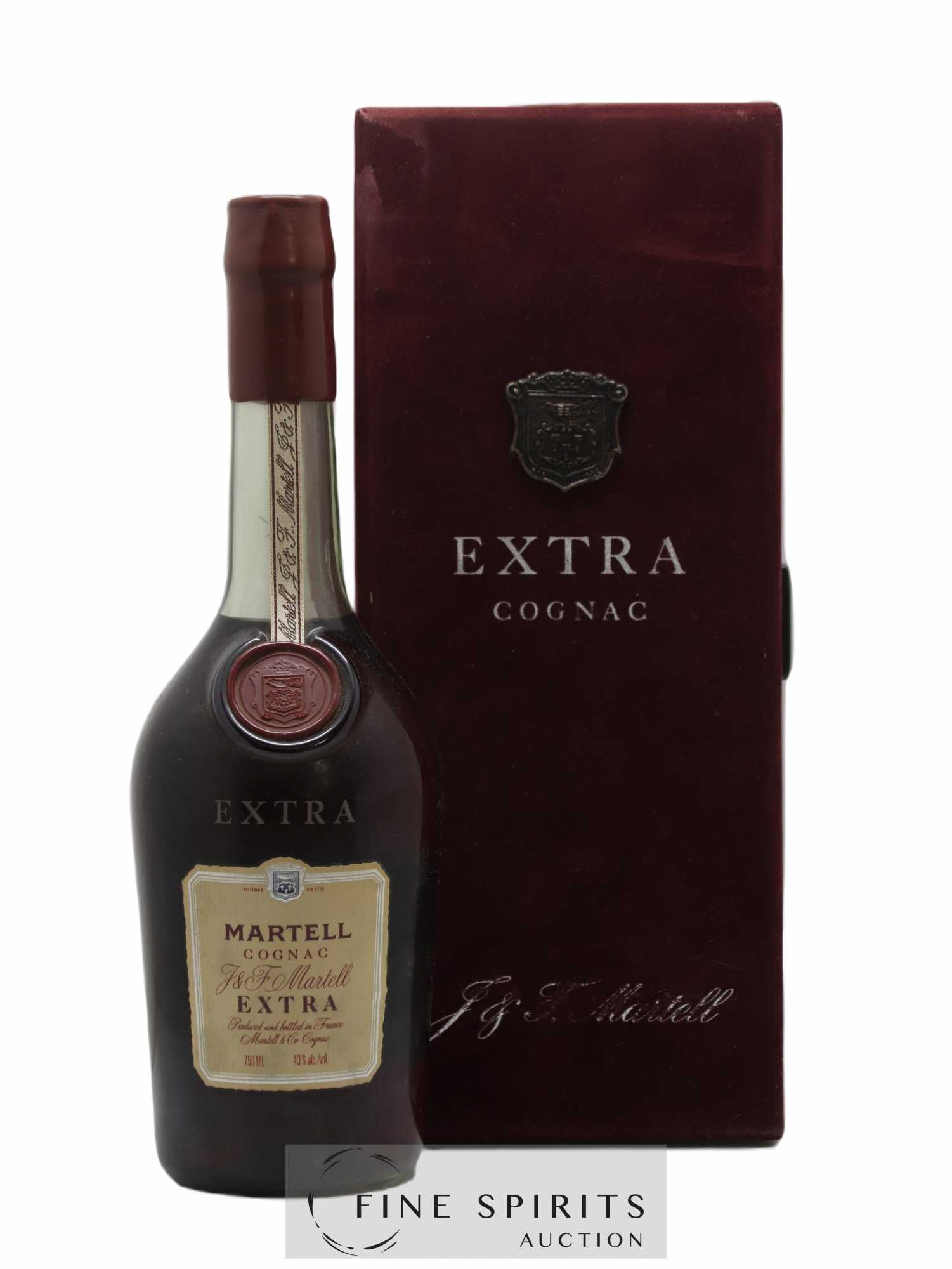 Martell Of. Extra (75cl.) - Lot de 1 bouteille - 0