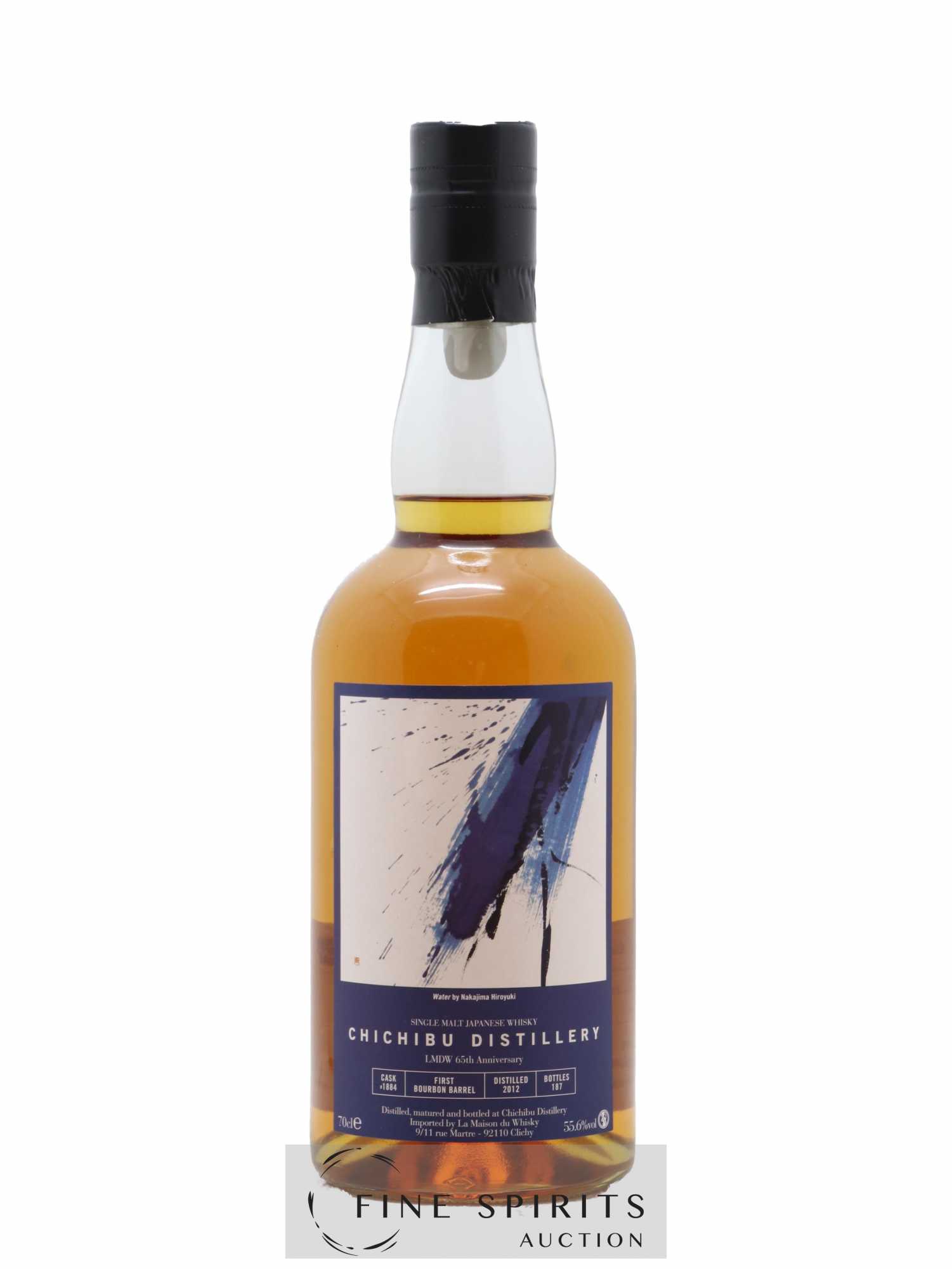 Chichibu 2012 Of. Cask n°1884 - One of 187 LMDW 65th Anniversary - Lot de 1 bouteille - 1
