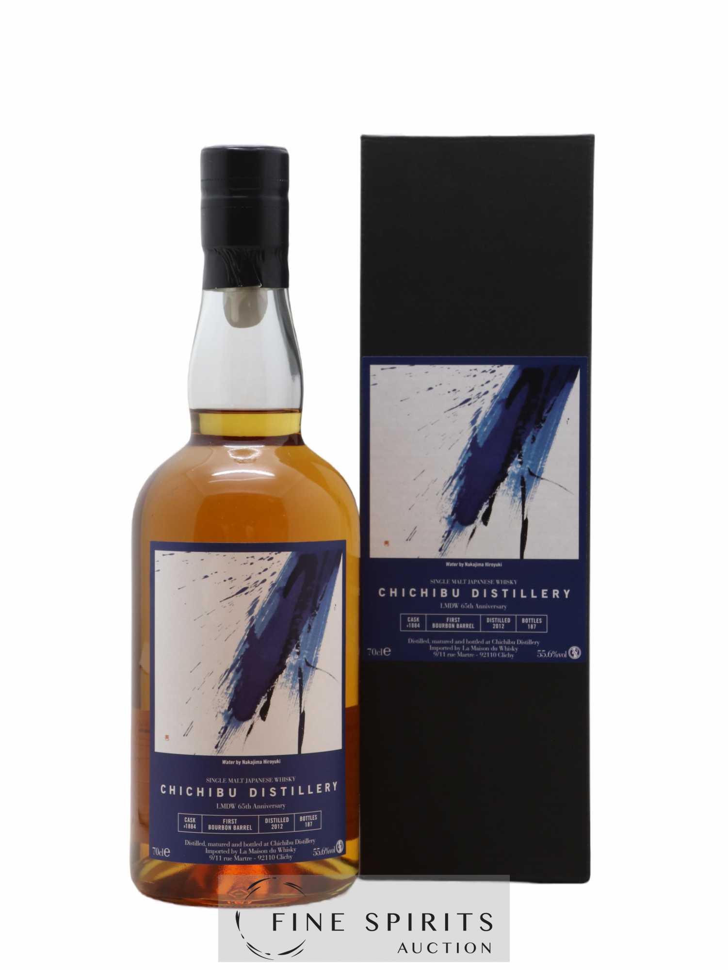 Chichibu 2012 Of. Cask n°1884 - One of 187 LMDW 65th Anniversary - Lot de 1 bouteille - 0