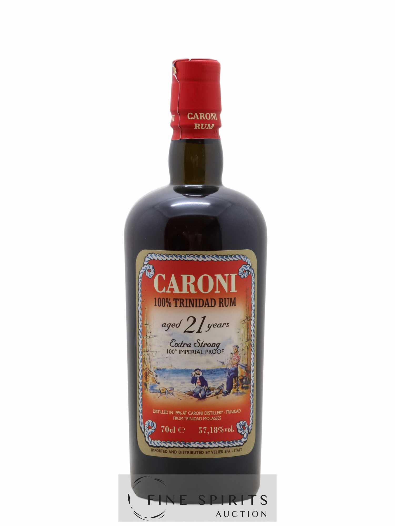 Caroni 21 years 1996 Of. 100° Imperial Proof bottled 2017 Velier Extra Strong - Lot de 1 bouteille - 1