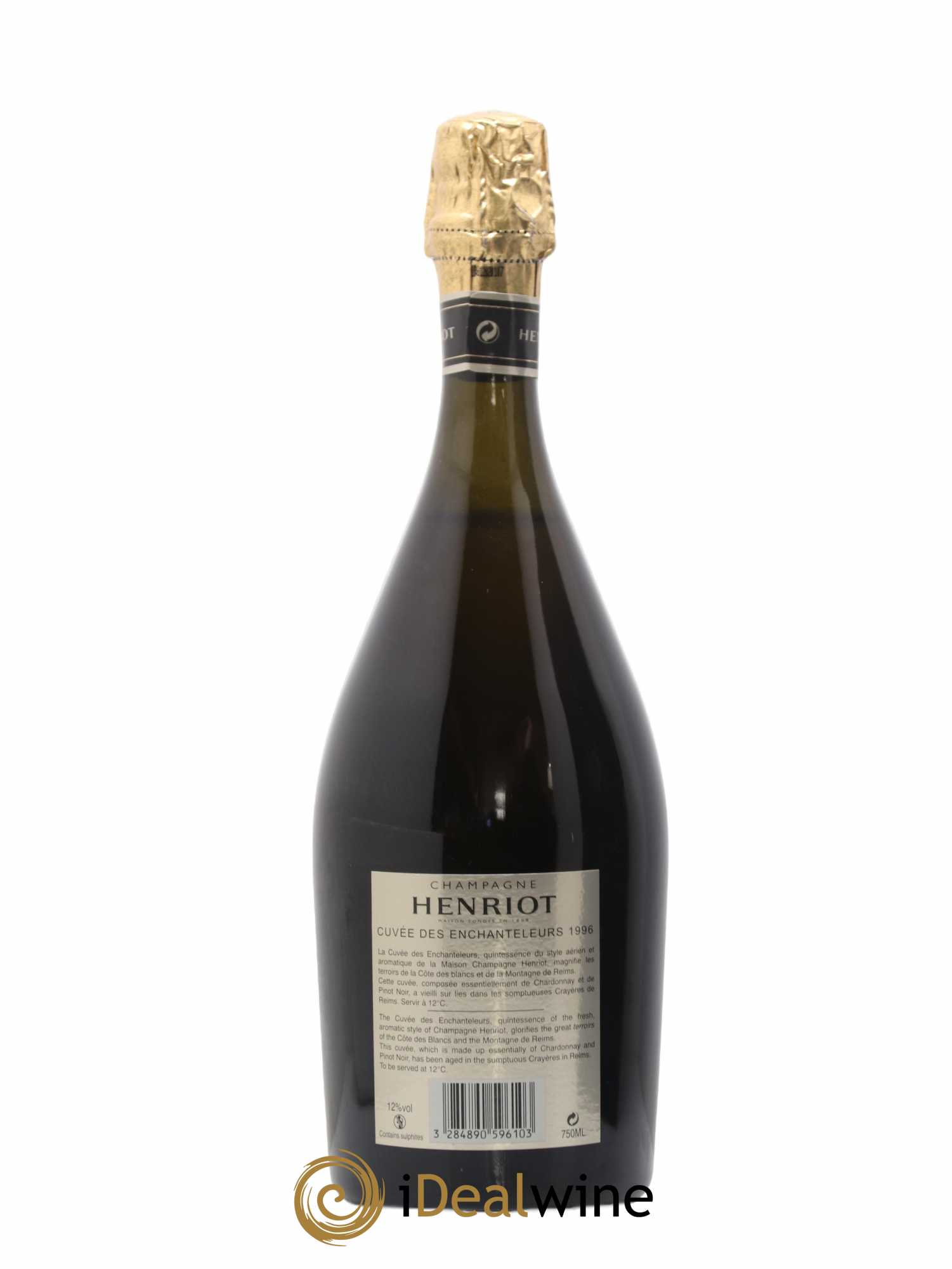 Cuvée des Enchanteleurs Henriot 1996 - Lot de 1 bouteille - 2