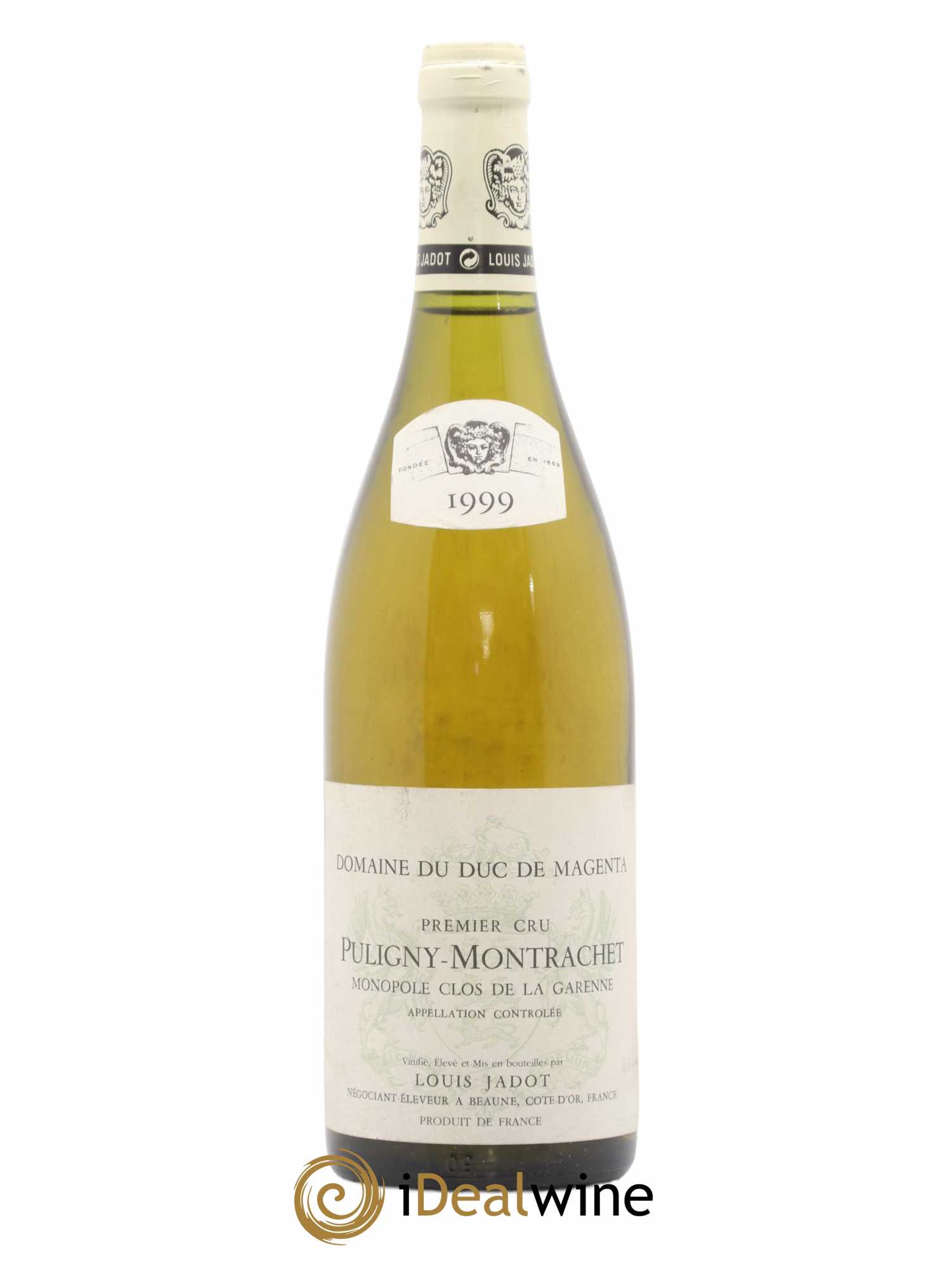 Puligny-Montrachet 1er Cru La Garenne - Domaine Duc de Magenta Maison Louis Jadot 1999 - Lot de 1 bouteille - 0