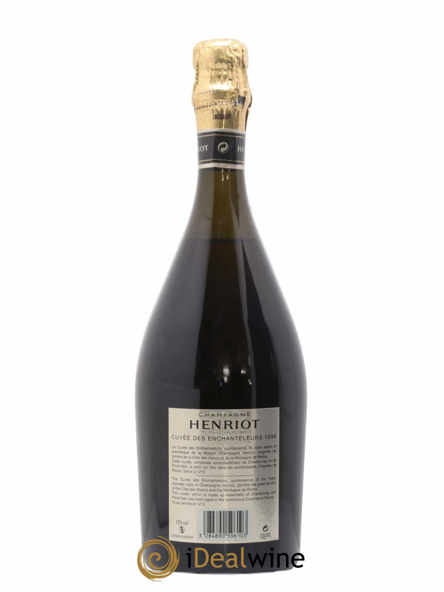Cuvée des Enchanteleurs Henriot 1996 - Lot de 1 bouteille - 2