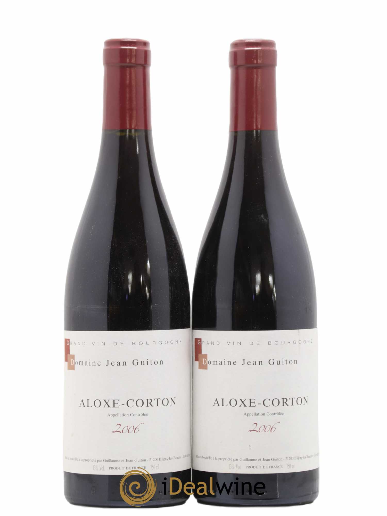 Aloxe-Corton Domaine Jean Guiton 2006 - Posten von 2 Flaschen - 0