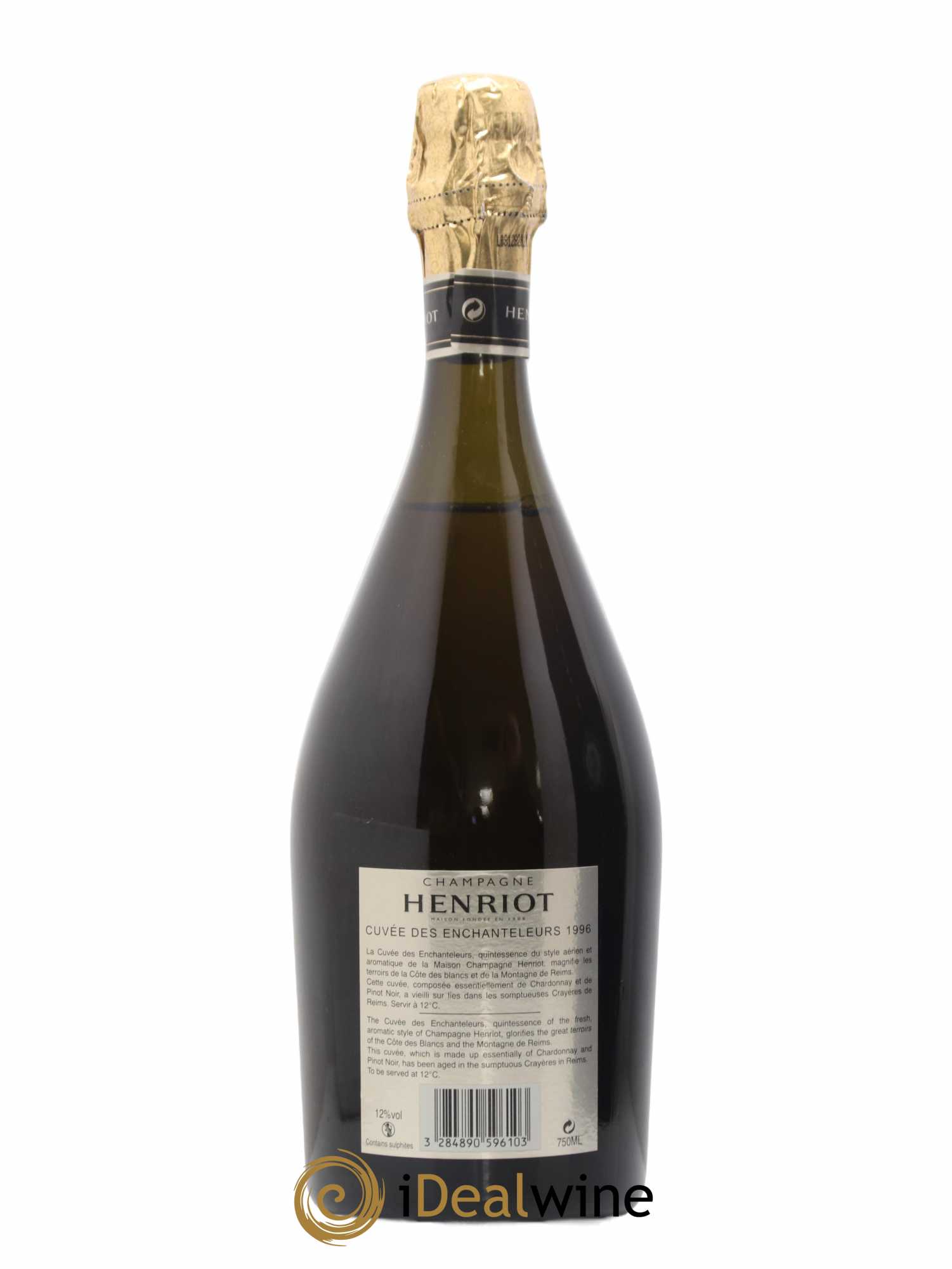 Cuvée des Enchanteleurs Henriot 1996 - Lot of 1 bottle - 2