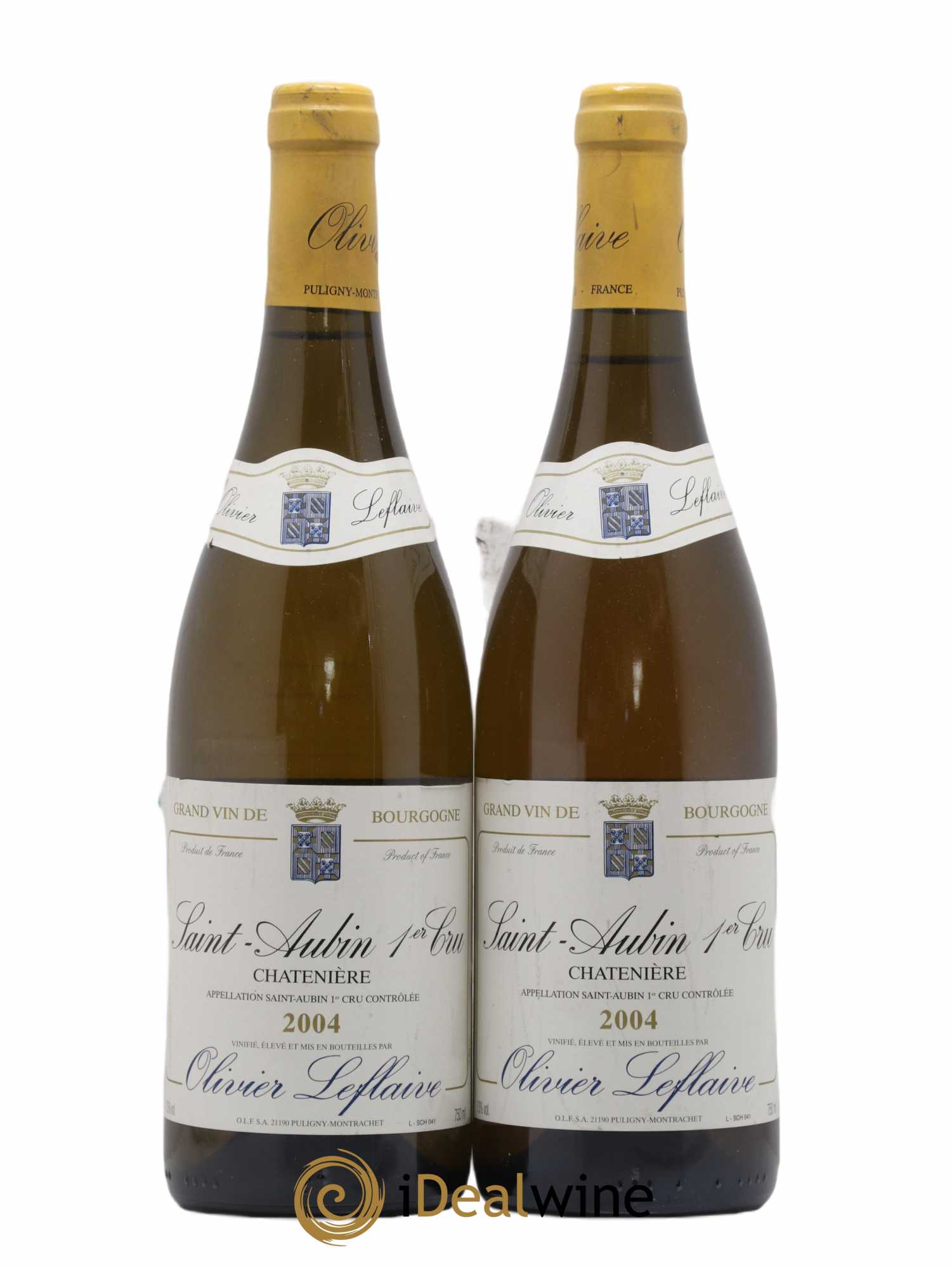 Saint-Aubin 1er Cru Chatenière Domaine Olivier Leflaive 2004 - Posten von 2 Flaschen - 0