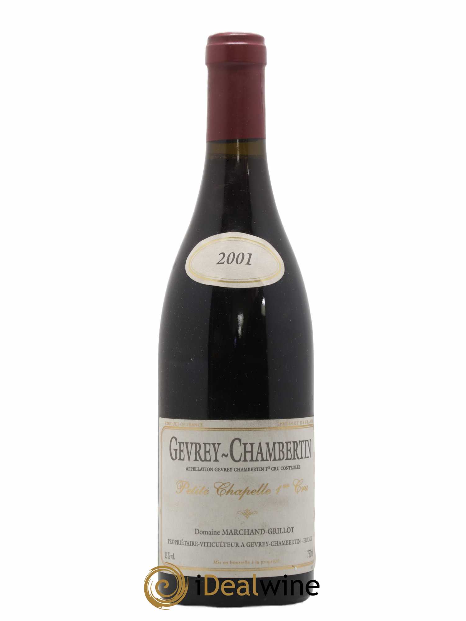 Gevrey-Chambertin 1er Cru Petite Chapelle Domaine Marchand Grillot 2001 - Posten von 1 Flasche - 0