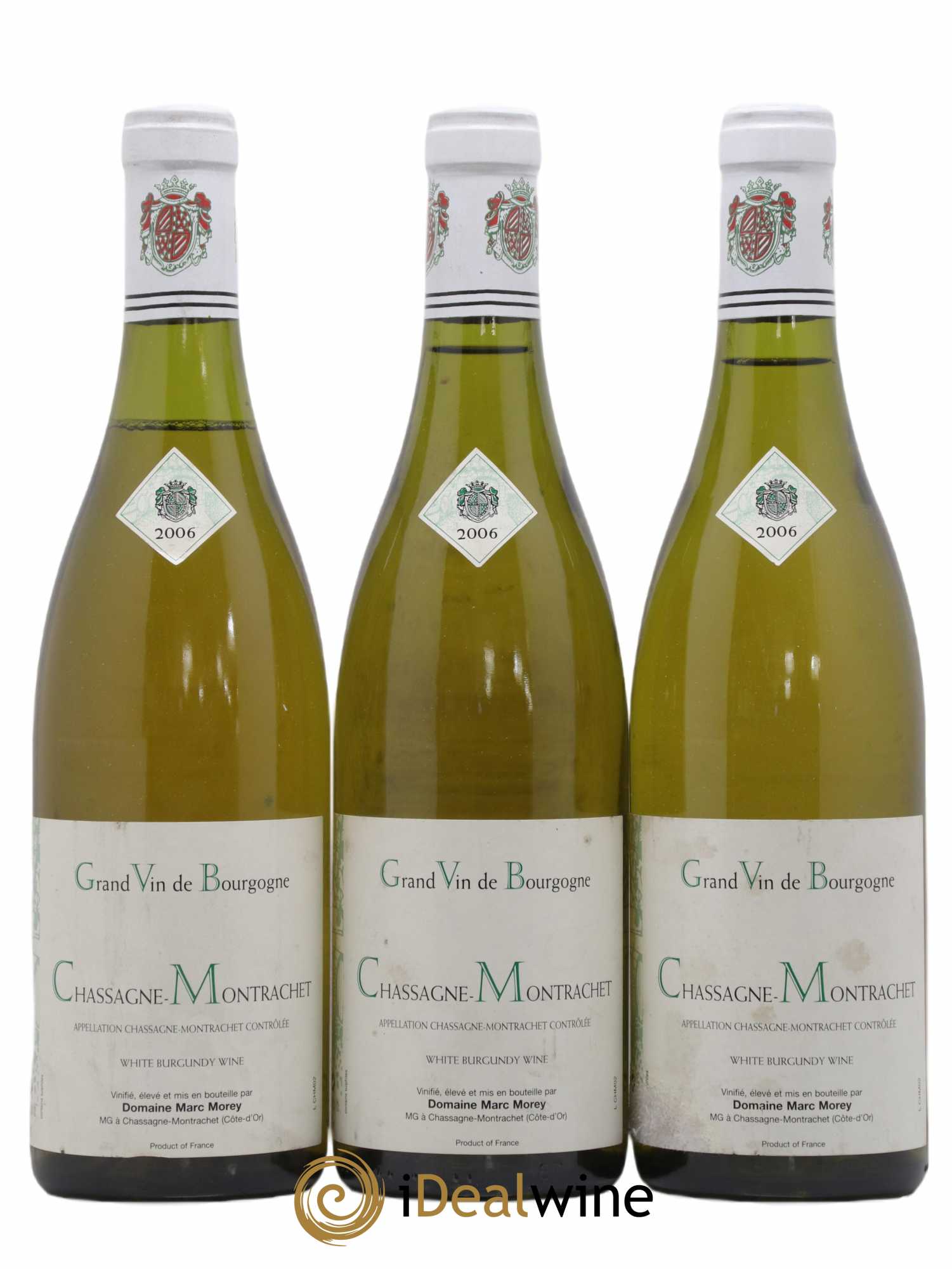 Chassagne-Montrachet Marc Morey 2006 - Lot de 3 bouteilles - 0