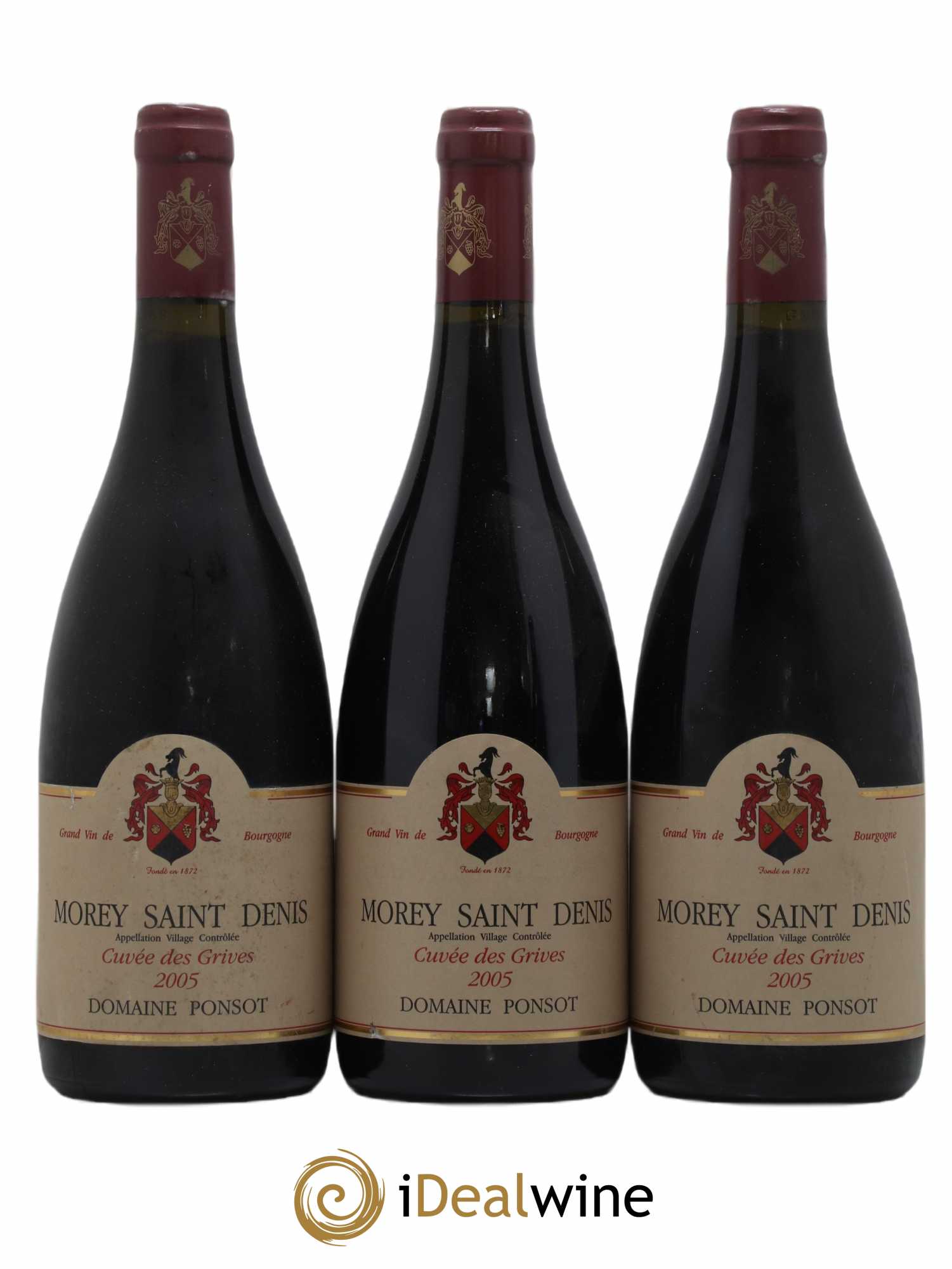 Morey-Saint-Denis Cuvée des Grives Ponsot (Domaine) 2005 - Lot de 3 bouteilles - 0