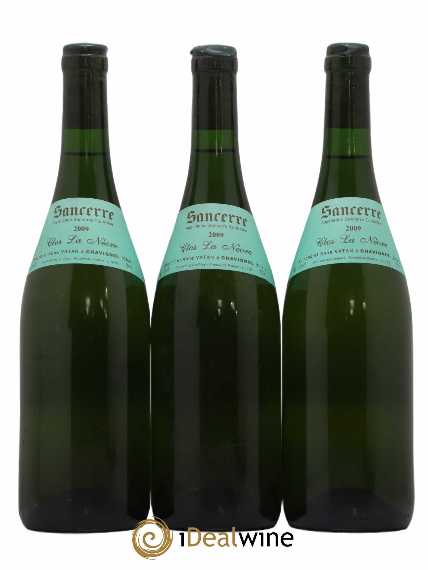 Sancerre Clos la Neore Edmond Vatan 2009 - Lot de 3 bouteilles - 0
