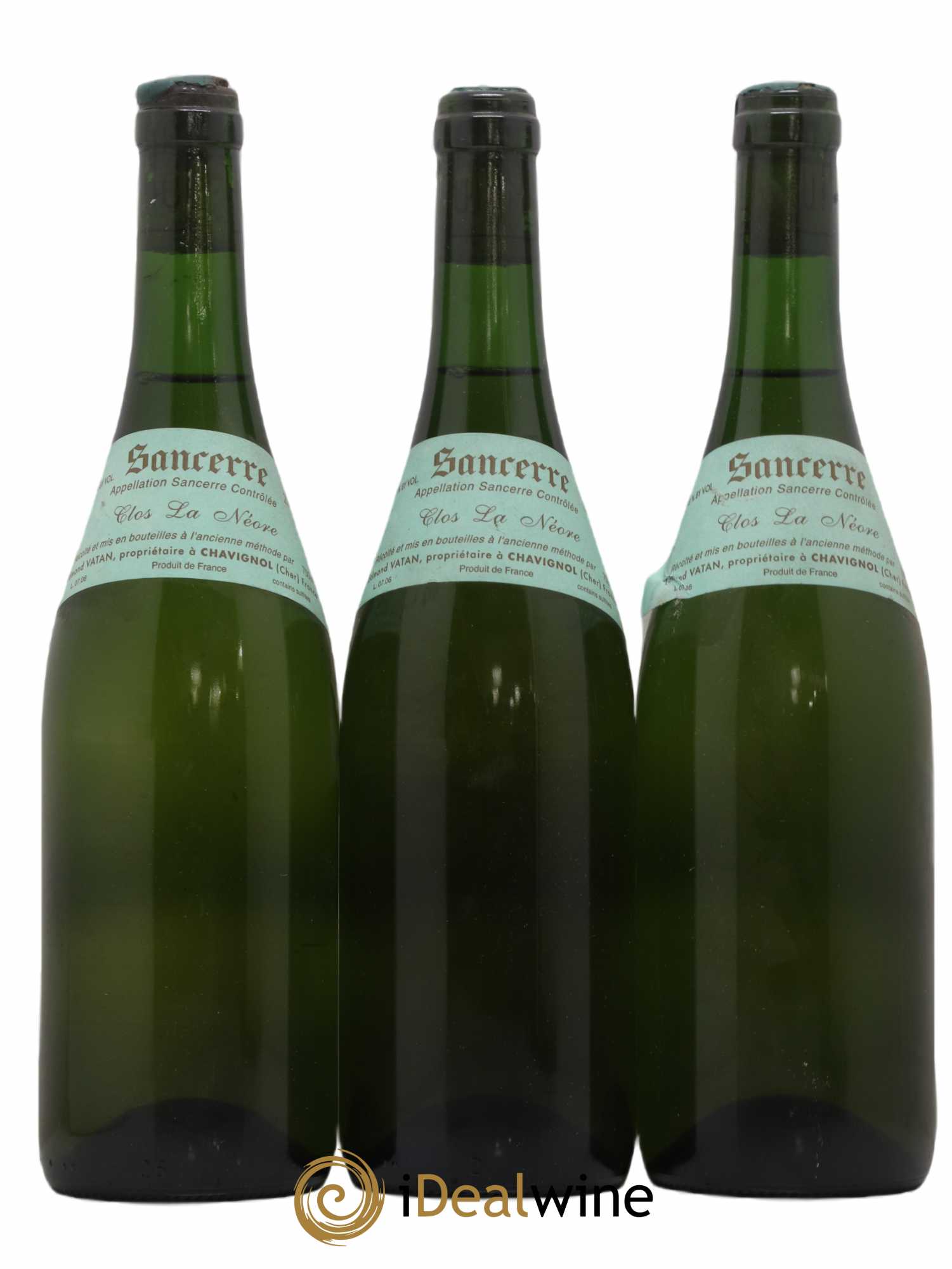Sancerre Clos la Neore Edmond Vatan 2006 - Lot de 3 bouteilles - 0