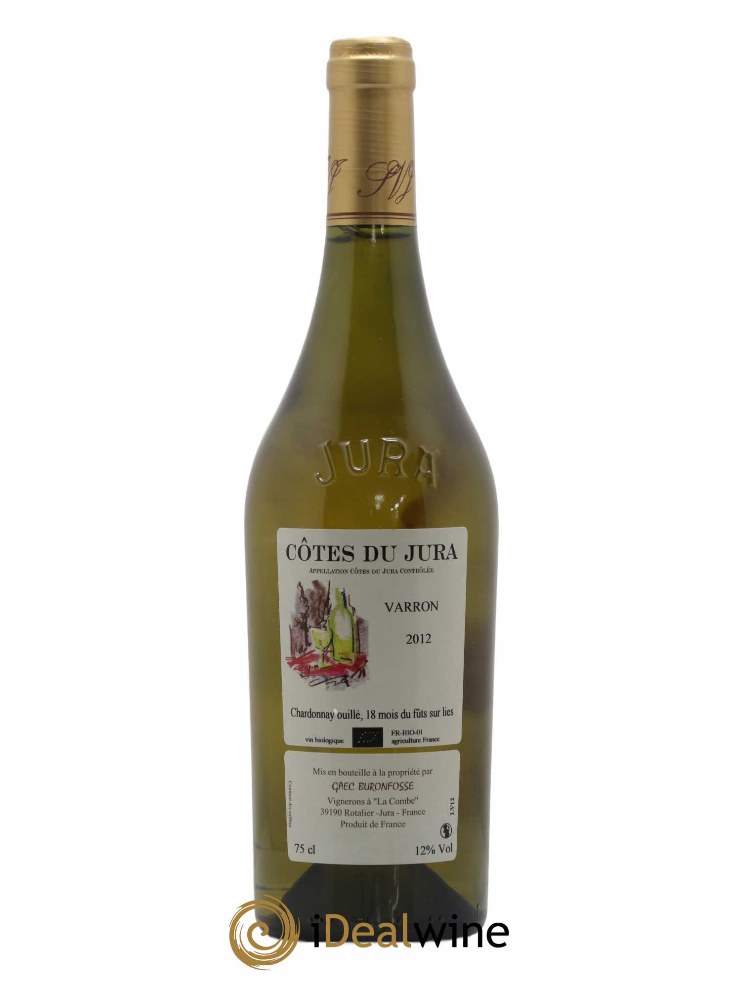 Côtes du Jura Varron Buronfosse 2012 - Lot de 1 bouteille - 0