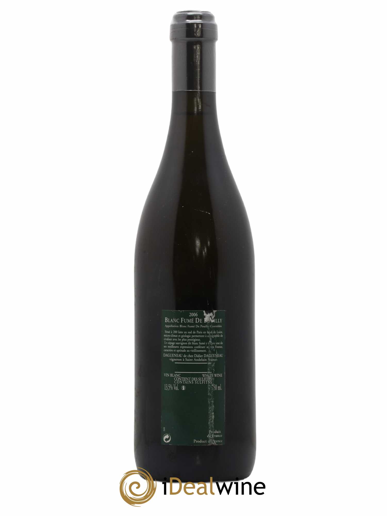 Vin de France (anciennement Pouilly-Fumé) Silex Dagueneau (Domaine Didier - Louis-Benjamin) 2006 - Lot de 1 bouteille - 1
