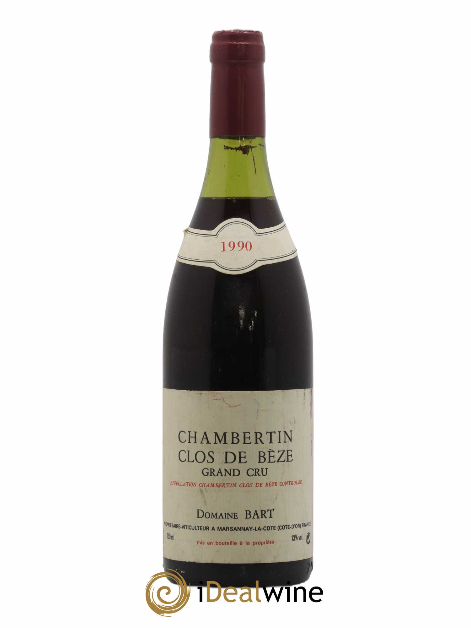 Chambertin Clos de Bèze Grand Cru Bart (Domaine) 1990 - Lot de 1 bouteille - 0