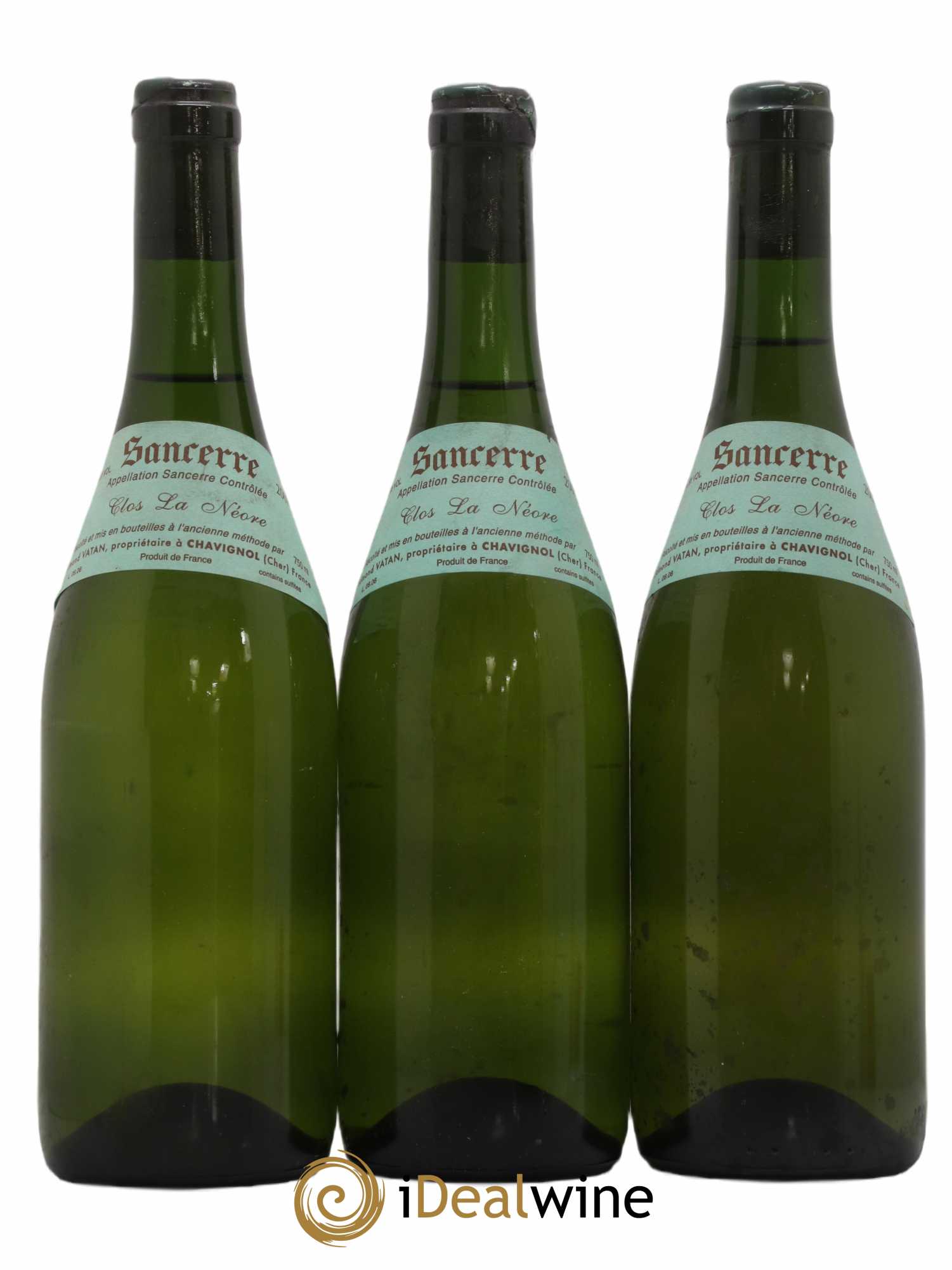 Sancerre Clos la Neore Edmond Vatan 2007 - Lot de 3 bouteilles - 0