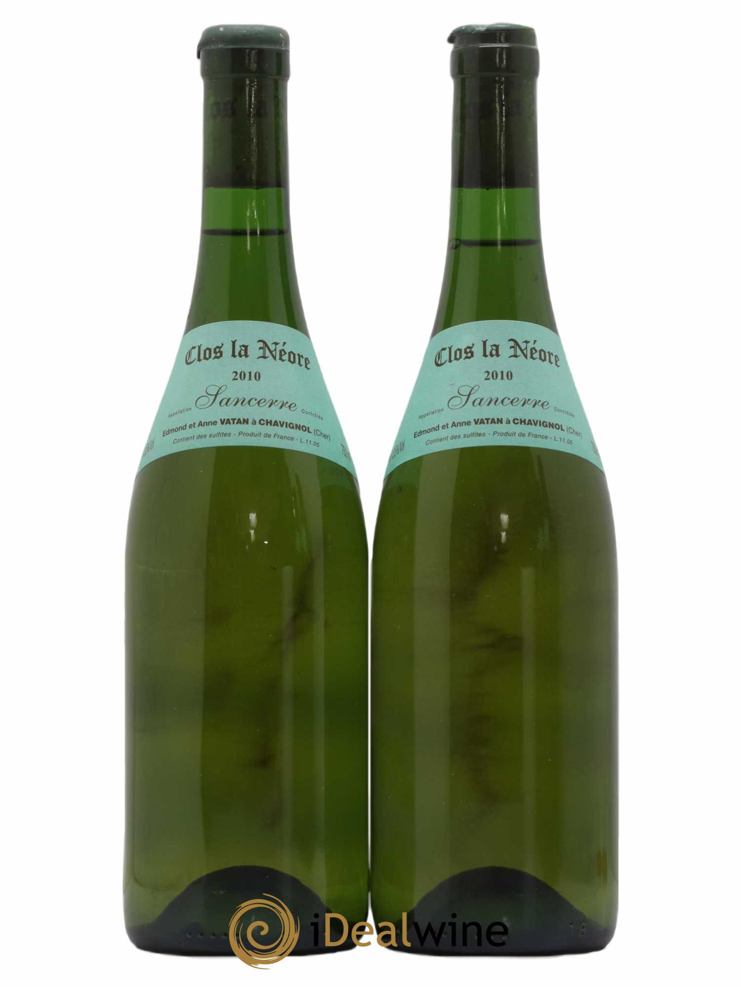 Sancerre Clos la Neore Edmond Vatan 2010 - Posten von 2 Flaschen - 0